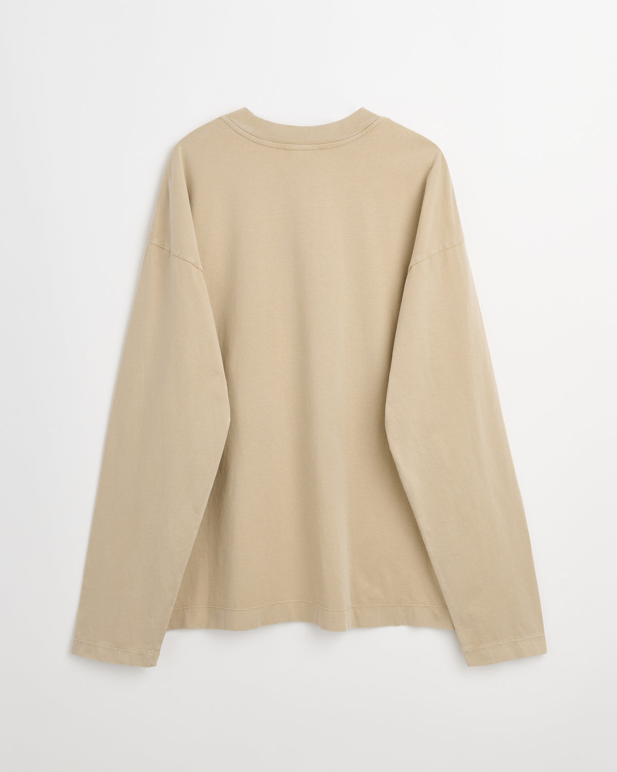 Full long sleeve t-shirt | Washed sand jersey