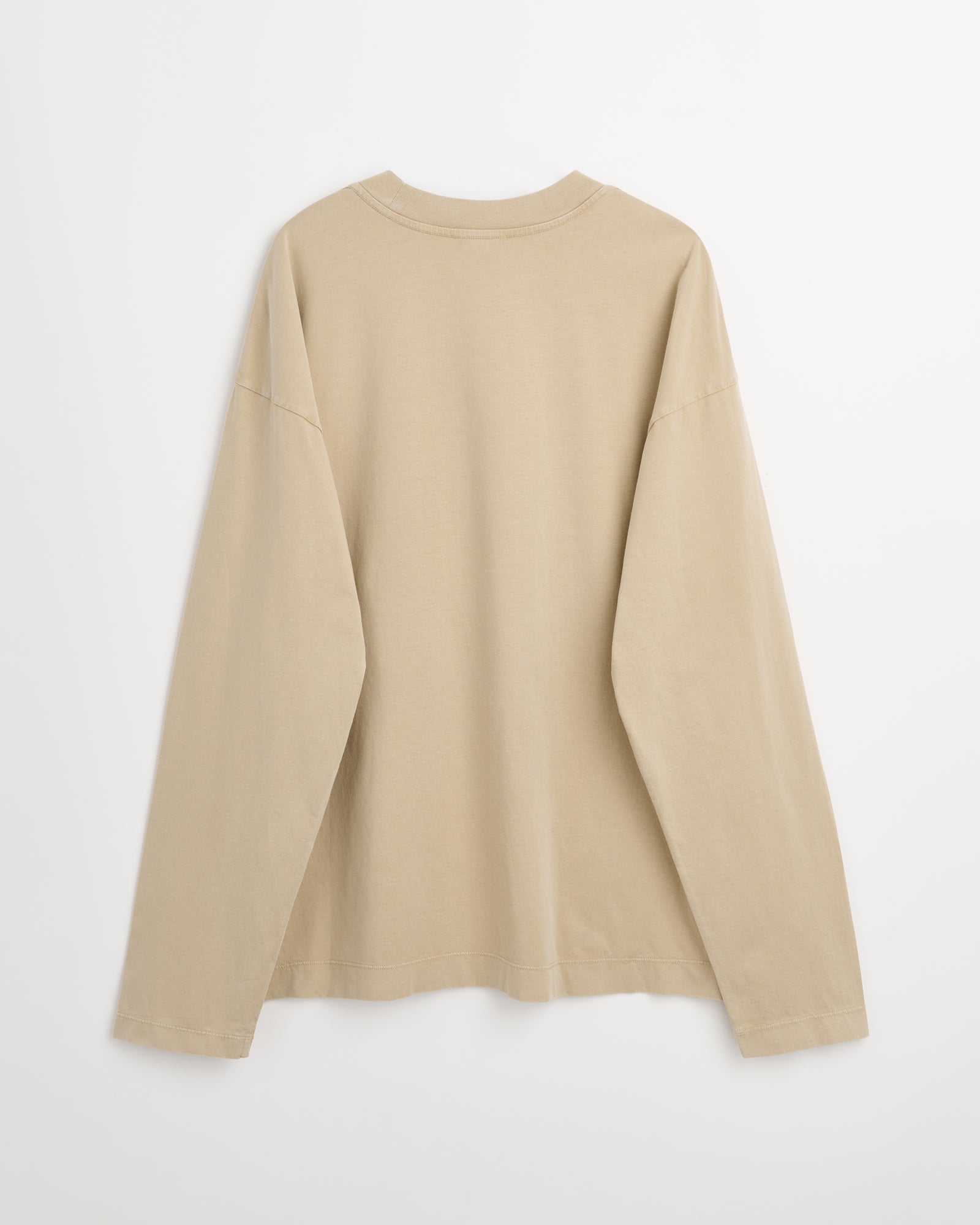 Full long sleeve t-shirt | Washed sand jersey