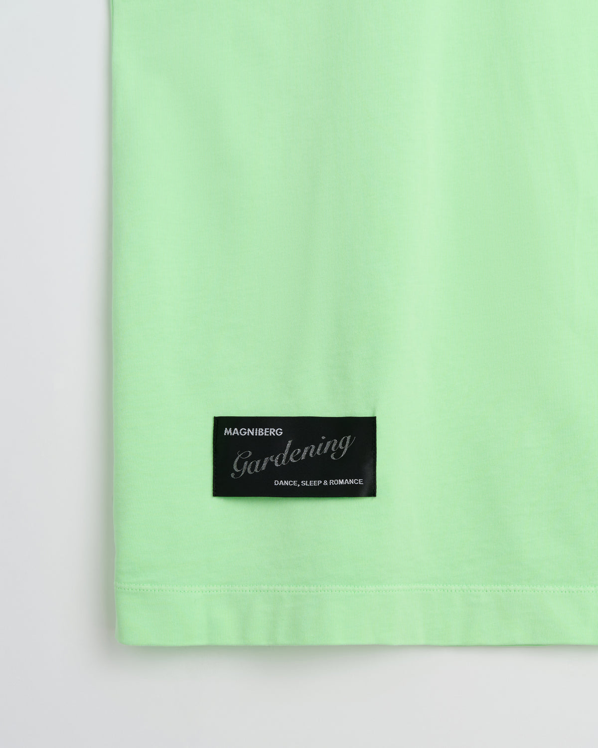 Full long sleeve t-shirt | Washed neon green Jersey