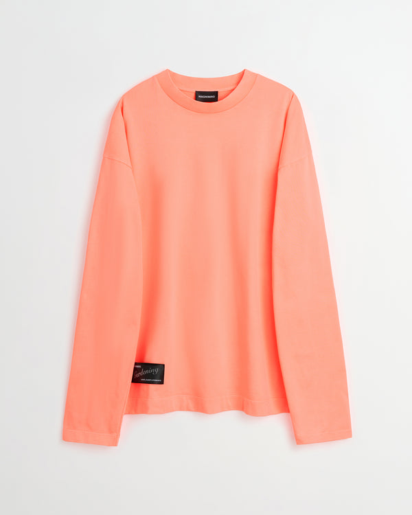 Full LS neon t-shirt | Washed neon orange Jersey