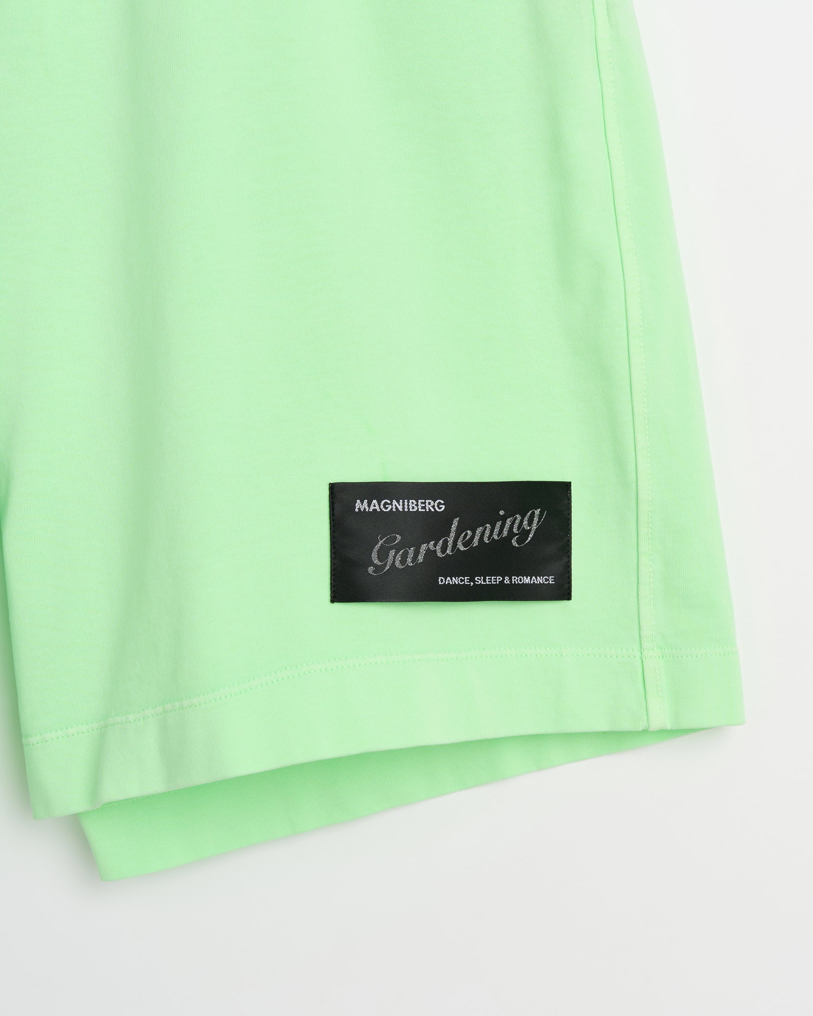 Glow neon shorts | Washed neon green Jersey