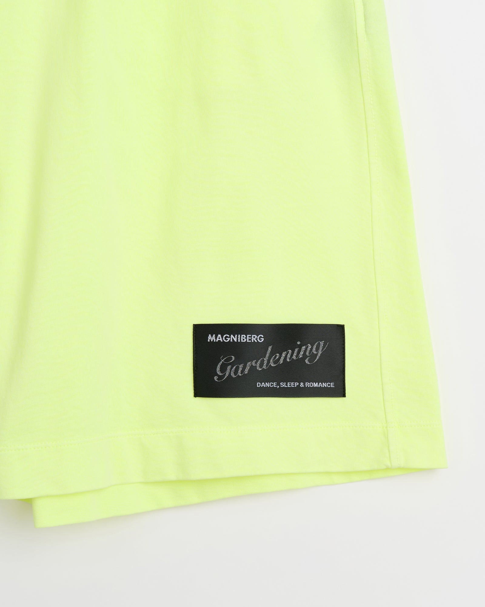 Glow neon shorts | Washed neon yellow Jersey
