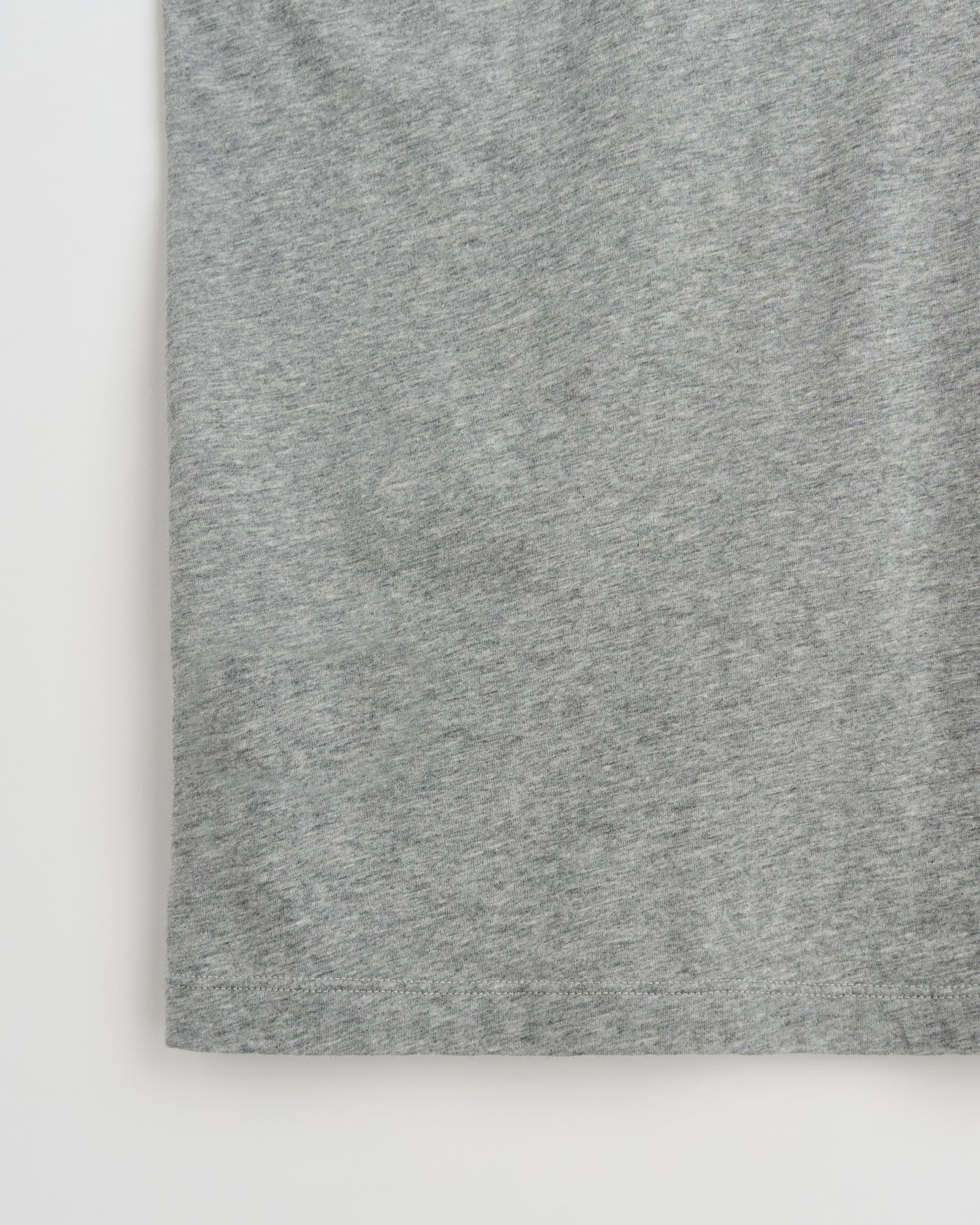 Smooth home t-shirt | Washed grey melange Jersey