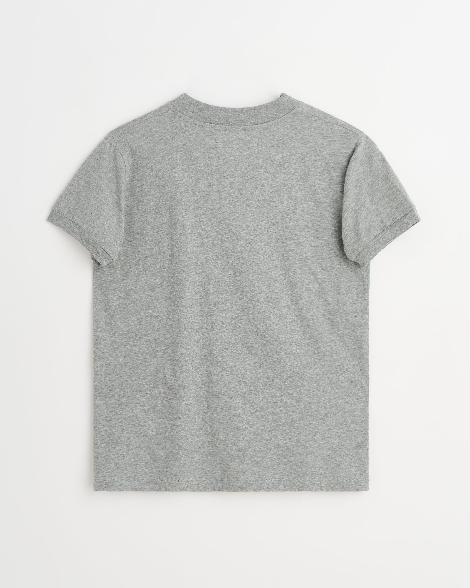Smooth home t-shirt | Washed grey melange Jersey