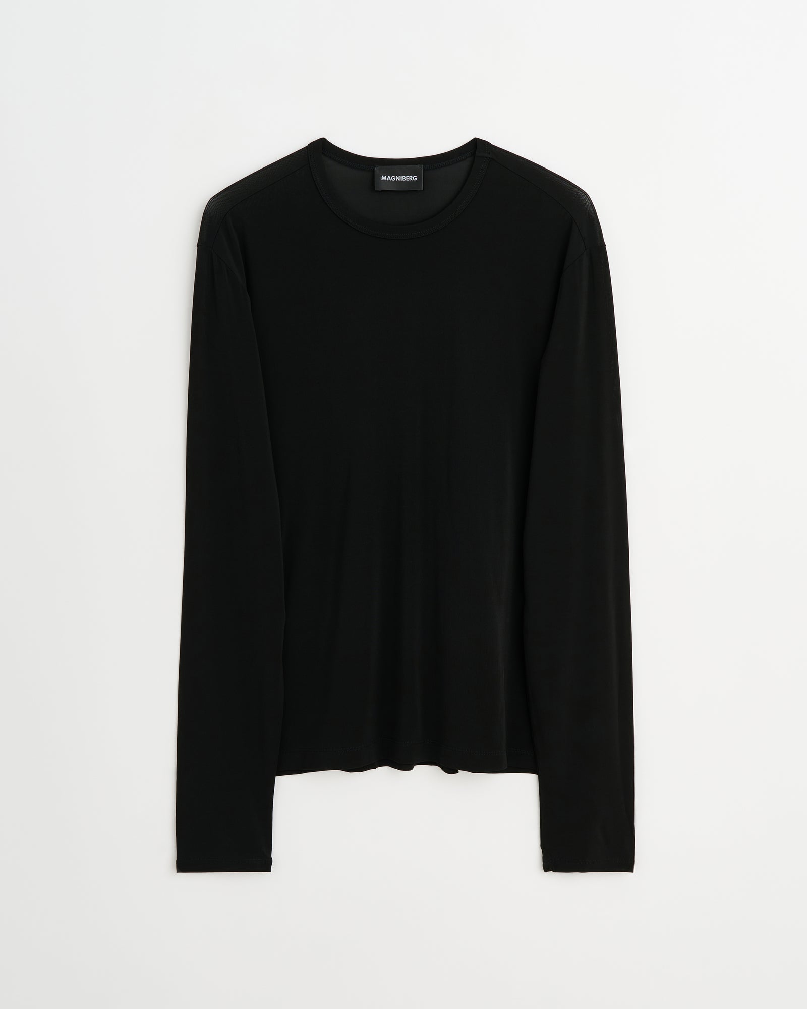 Love long sleeve shirt | Sheer black Viscose