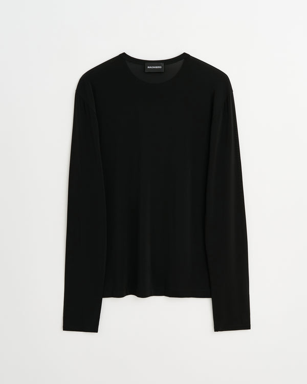 Love long sleeve shirt | Sheer black Viscose