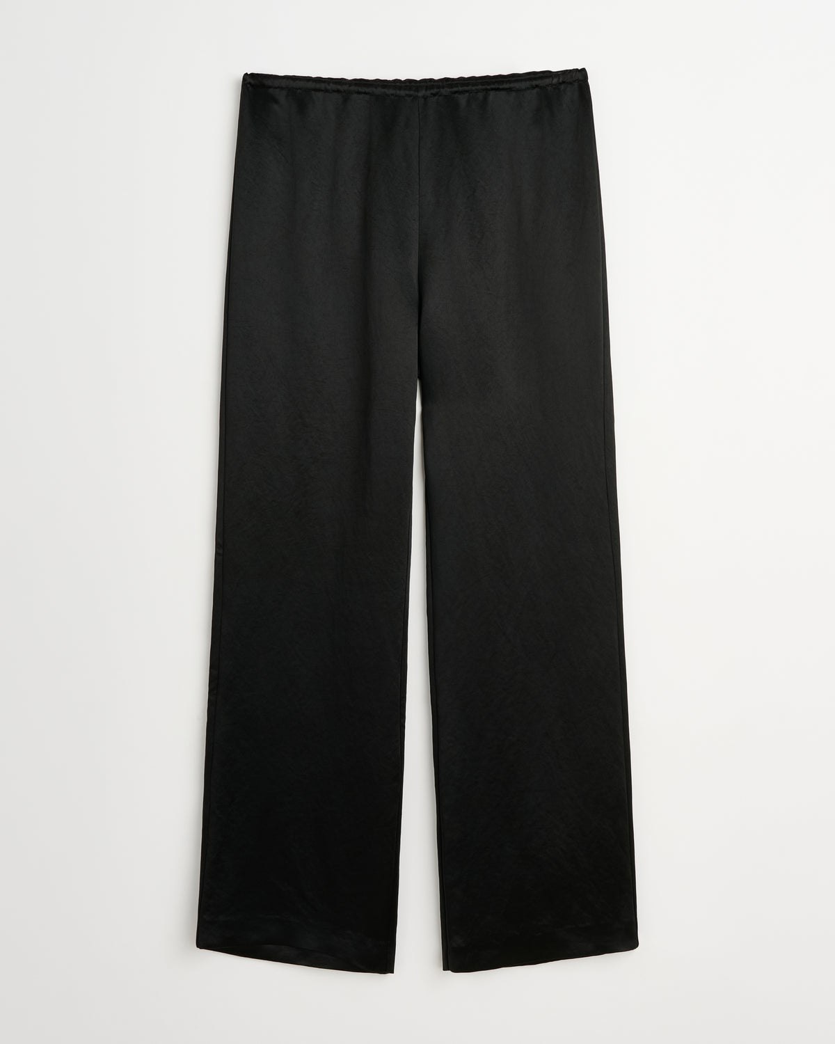 Low pants | Shiny black Acetate