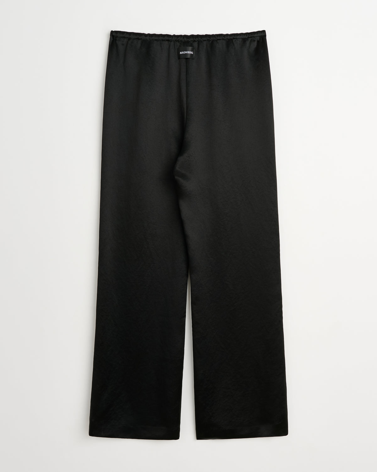 Low pants | Shiny black Acetate