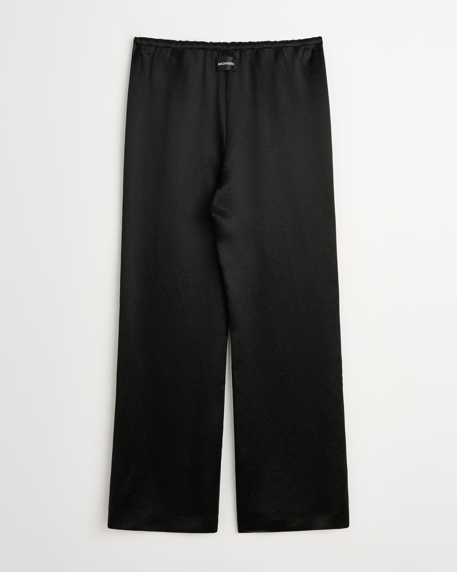Low pants | Shiny black Acetate