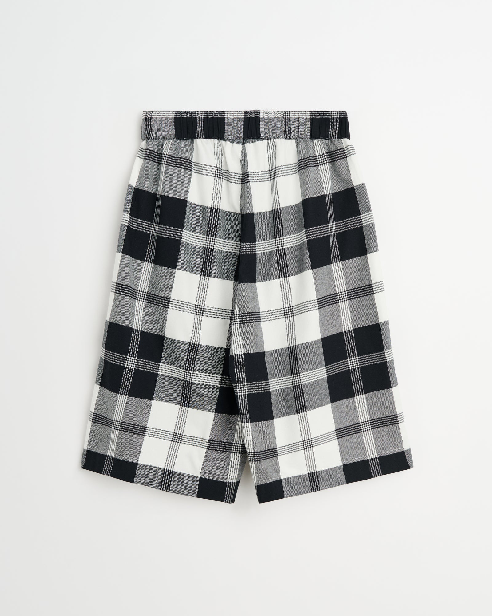 Night shorts | B&W big check Twill
