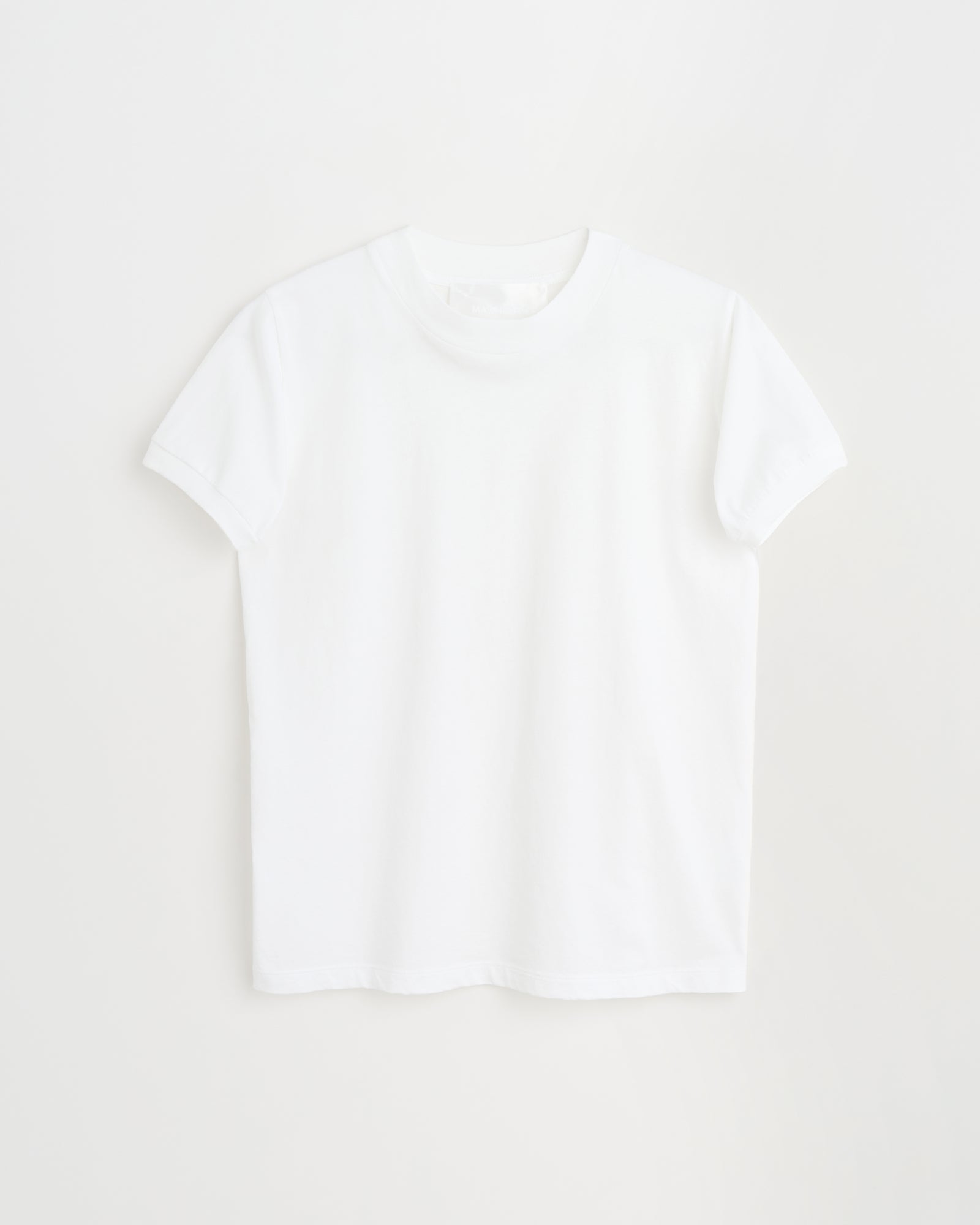 Smooth t-shirt | Washed white Jersey