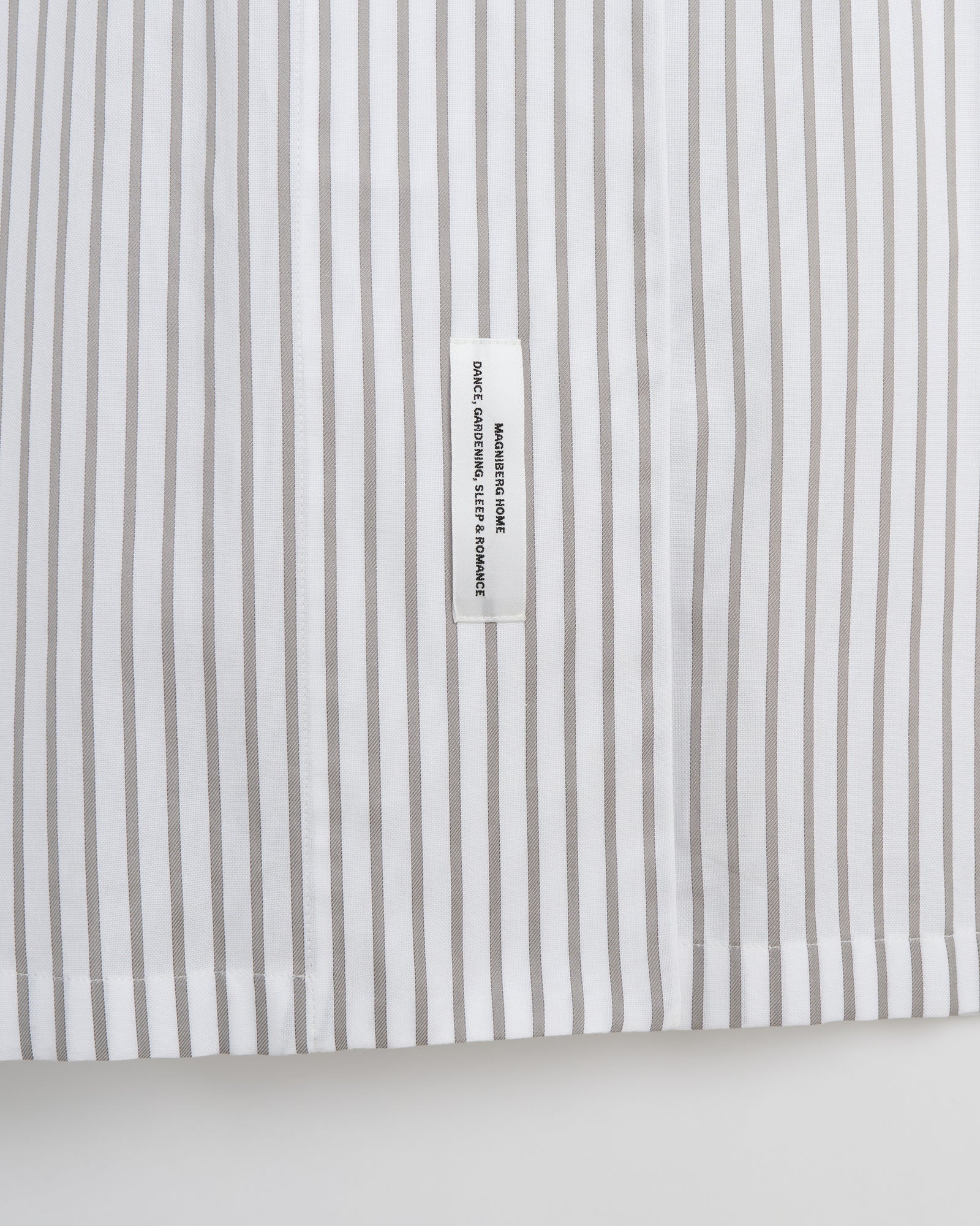 Voyage robe | Stripe grey Oxford