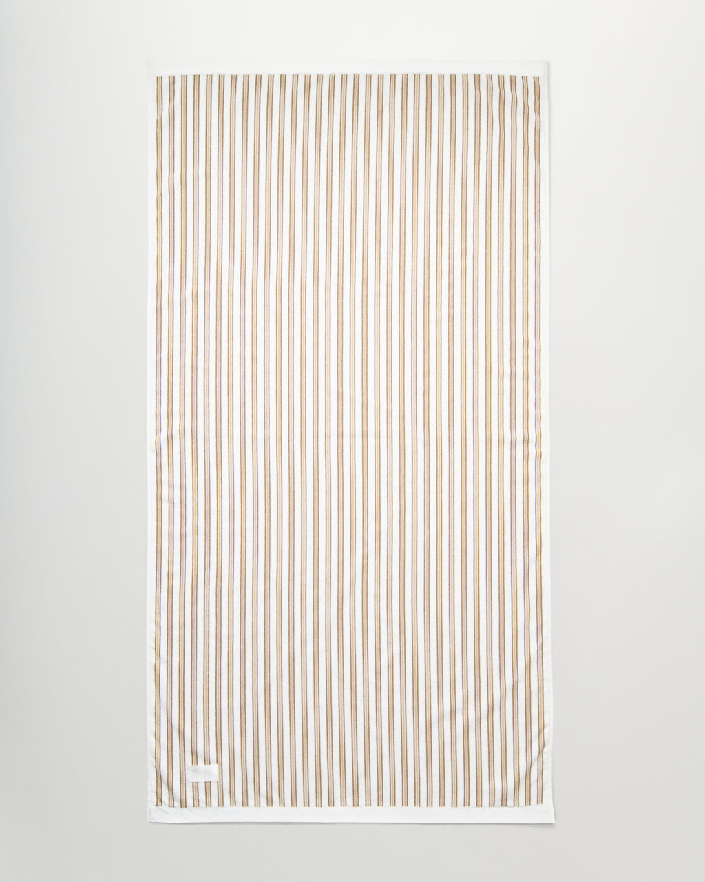 Wall Street bath sheet | Stripe light beige Terry