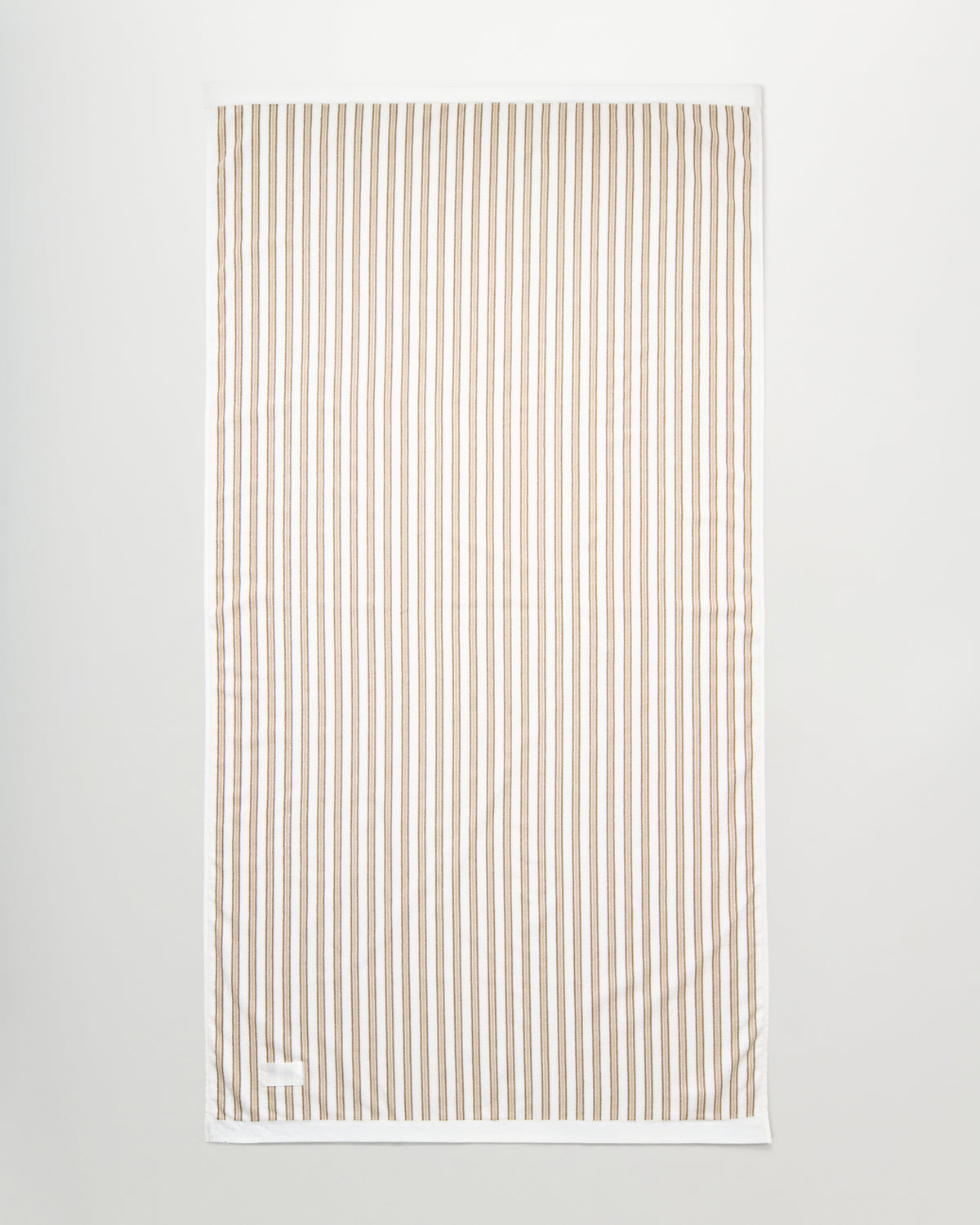 Wall Street bath sheet | Stripe light beige Terry