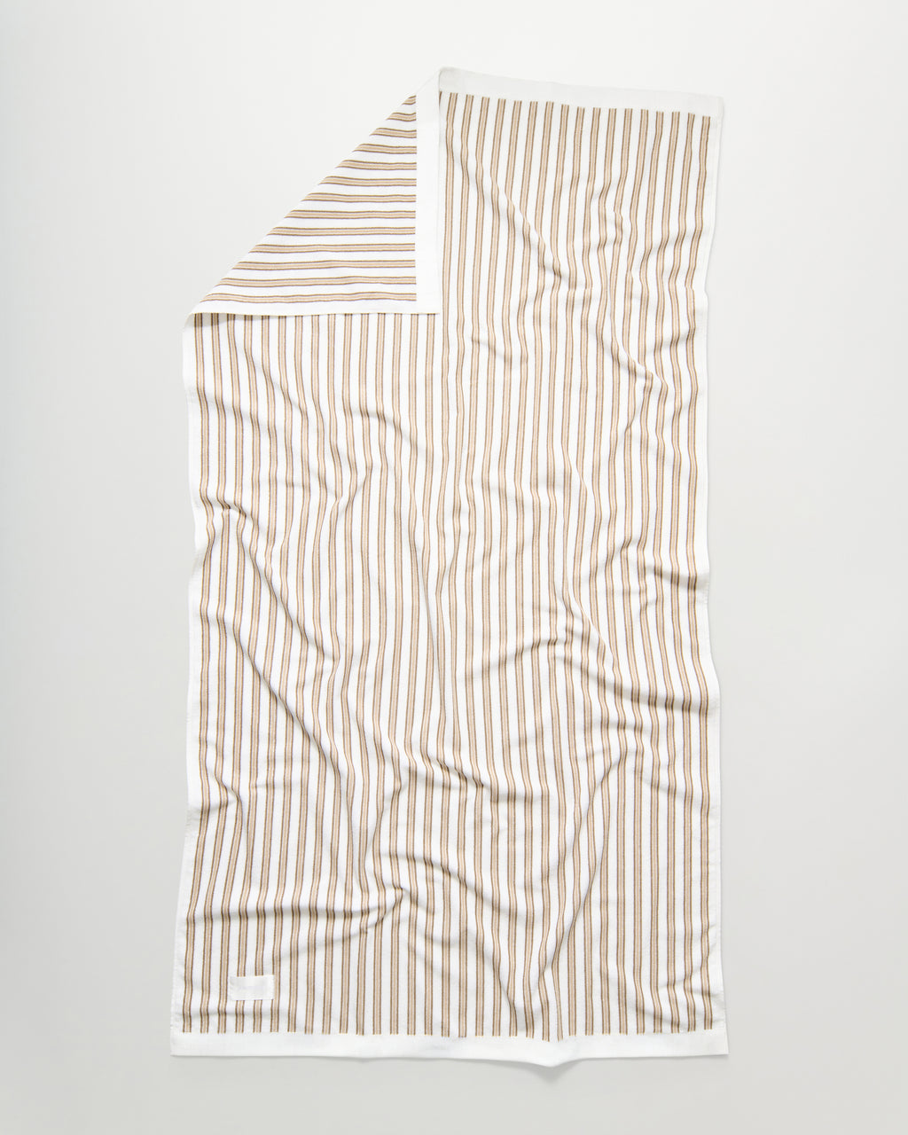 Wall Street bath sheet | Stripe light beige Terry