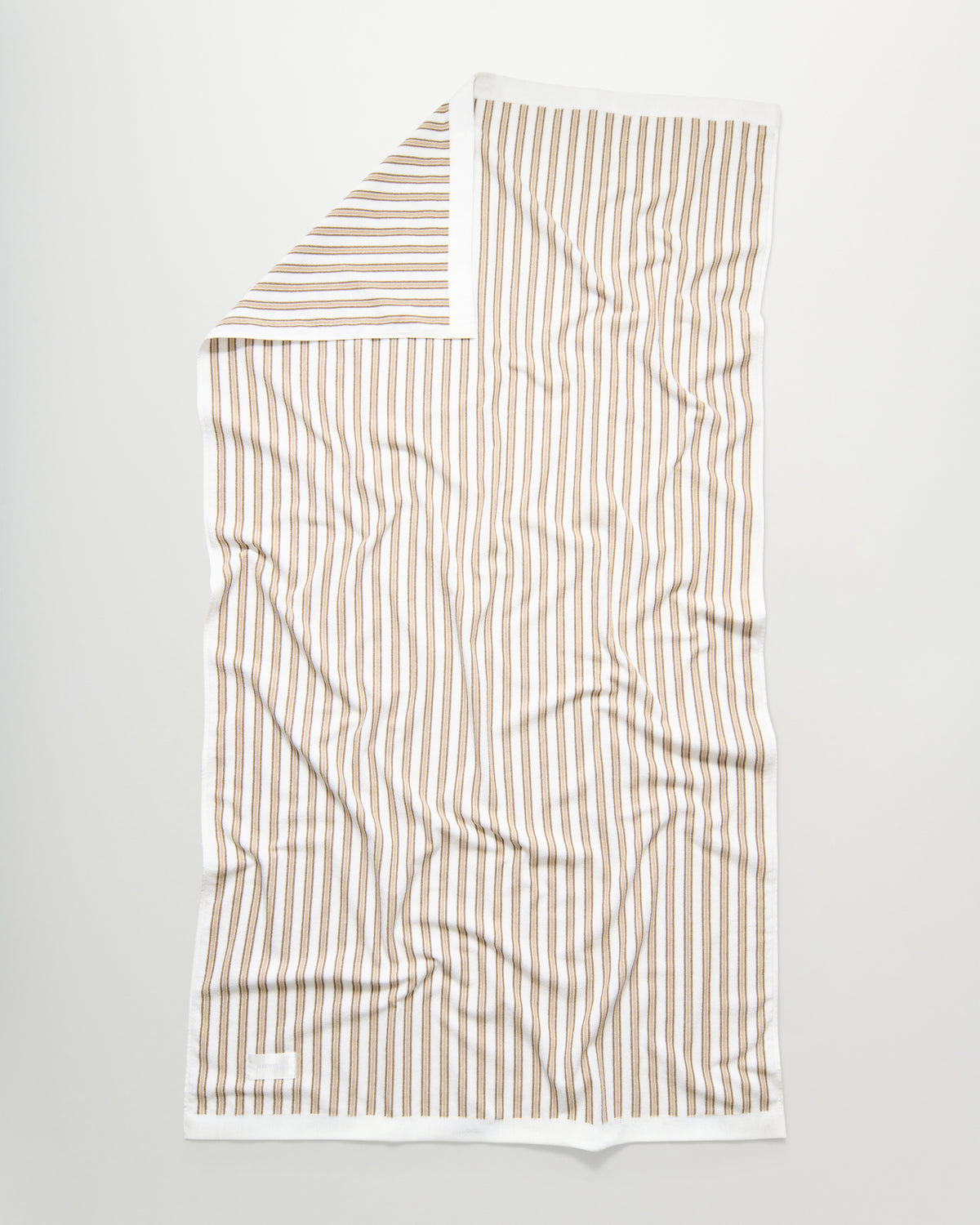 Wall Street bath sheet | Stripe light beige Terry