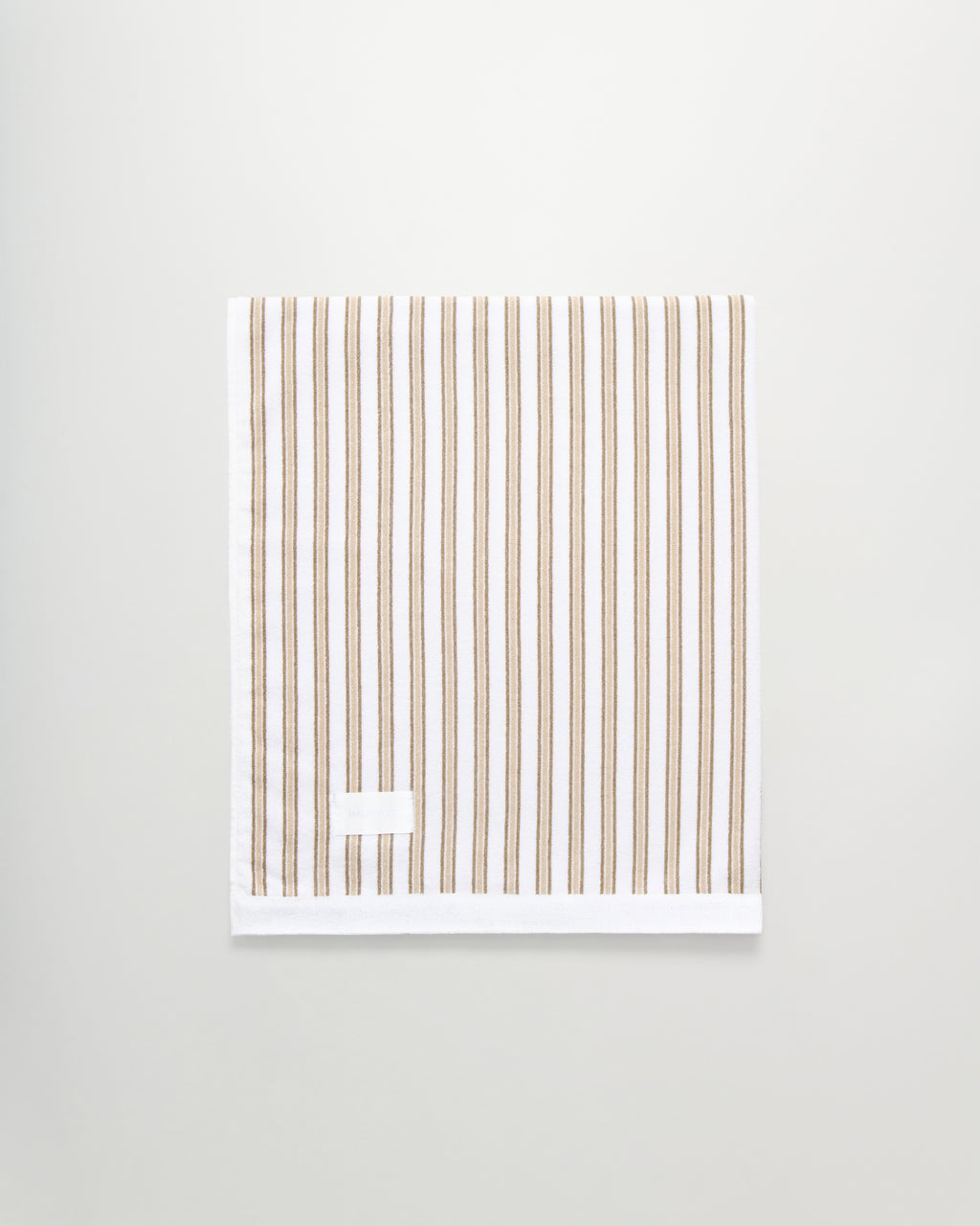 Wall Street bath sheet | Stripe light beige Terry