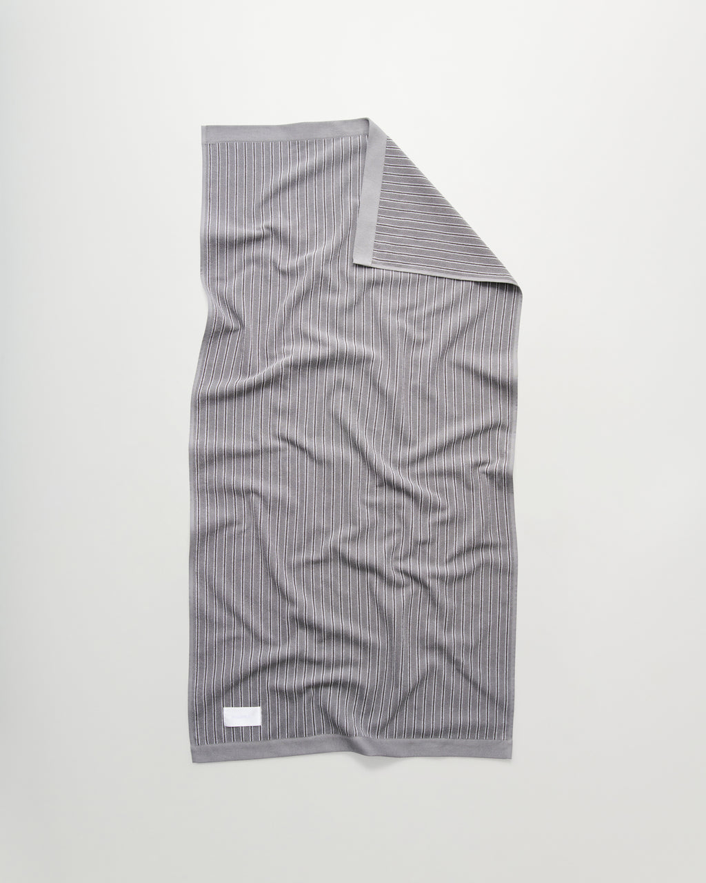 Wall Street bath towel | Stripe dark grey Terry