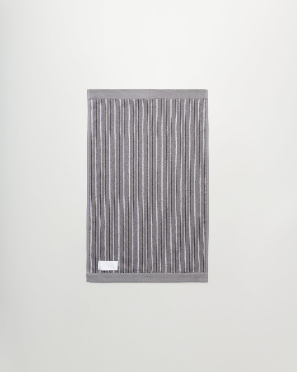 Wall Street hand towel | Stripe dark grey Terry