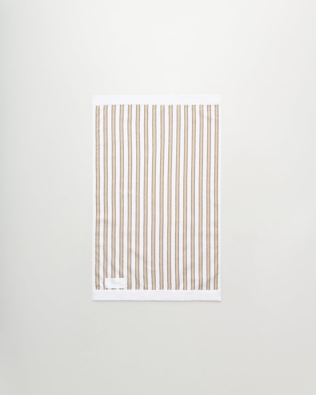 Wall Street hand towel | Stripe light beige Terry
