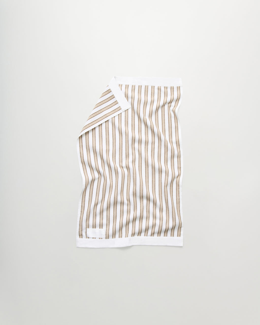 Wall Street hand towel | Stripe light beige Terry