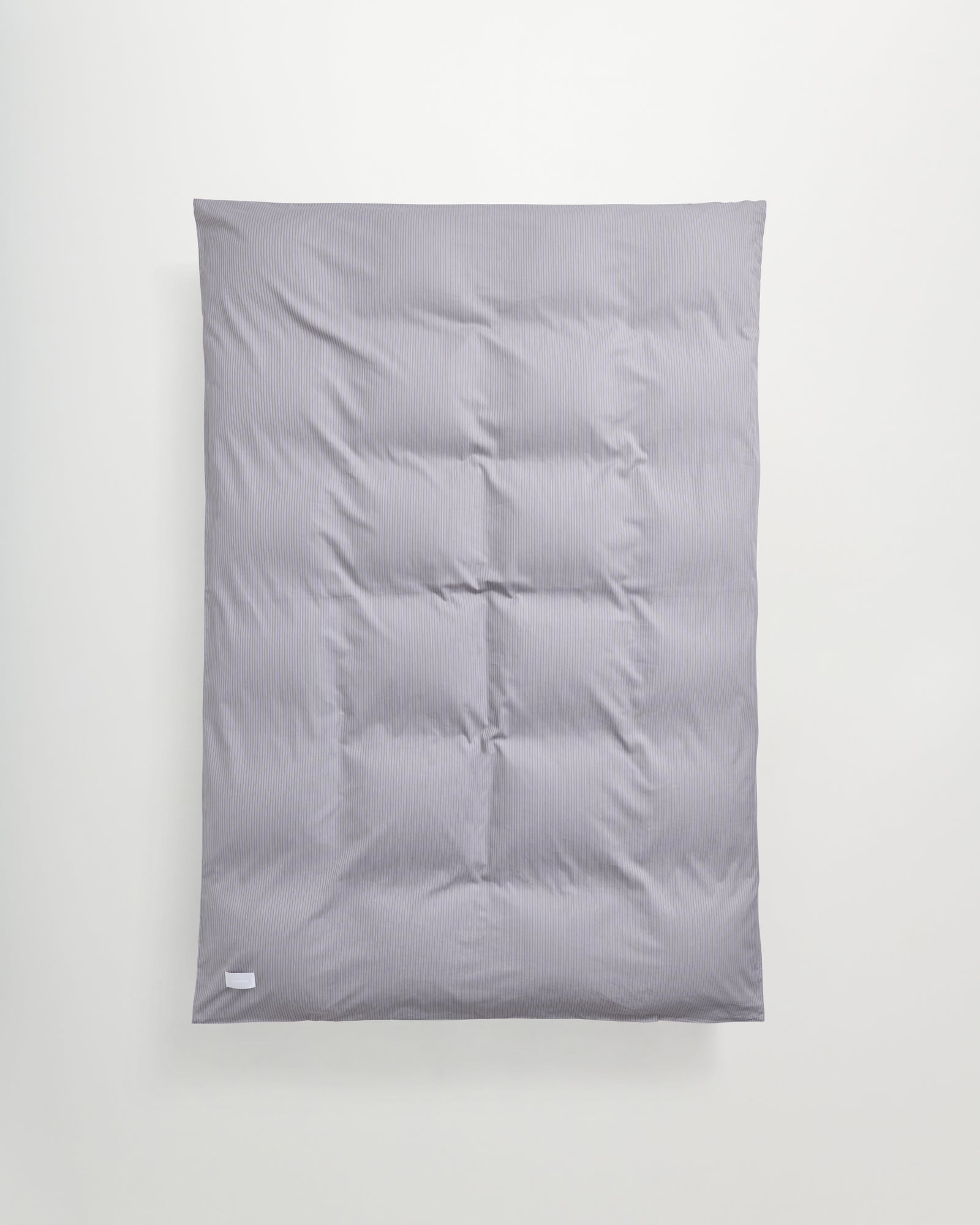 Wall Street duvet cover | Stripe dark grey Oxford