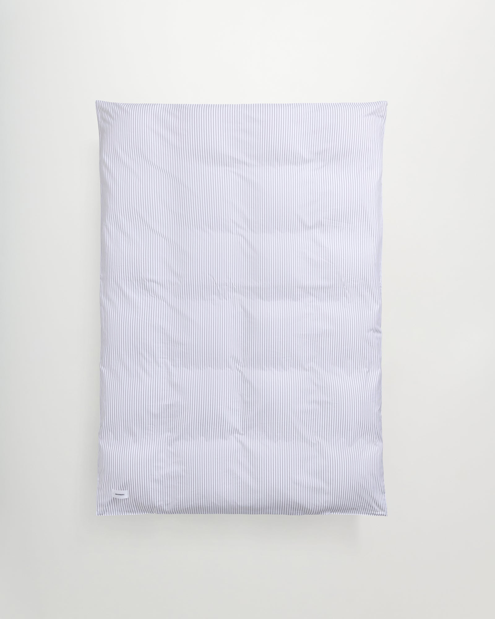 Wall Street duvet cover | Stripe grey Oxford