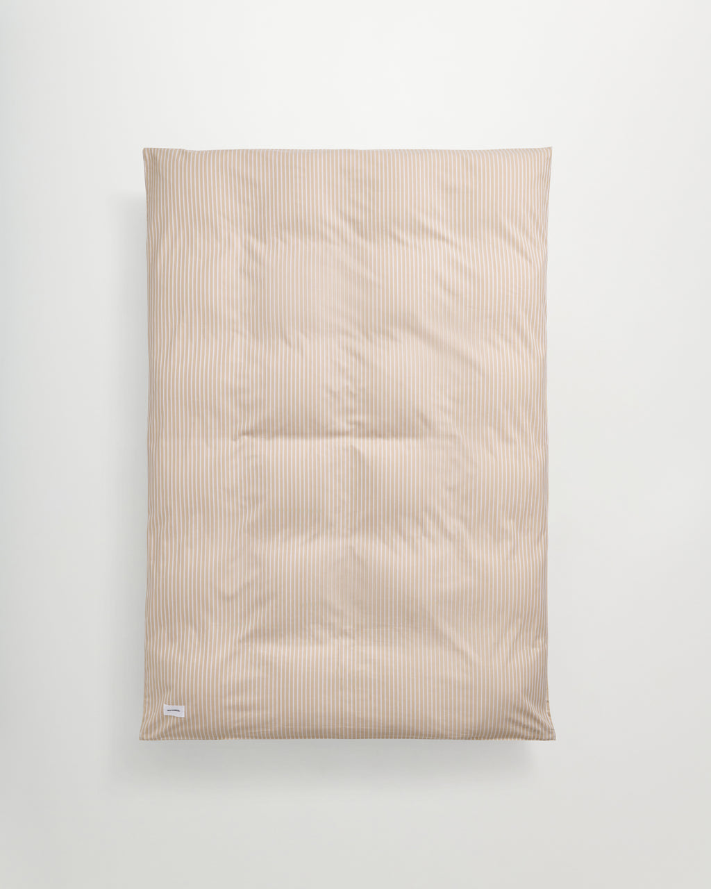 Wall Street duvet cover | Stripe medium beige Oxford