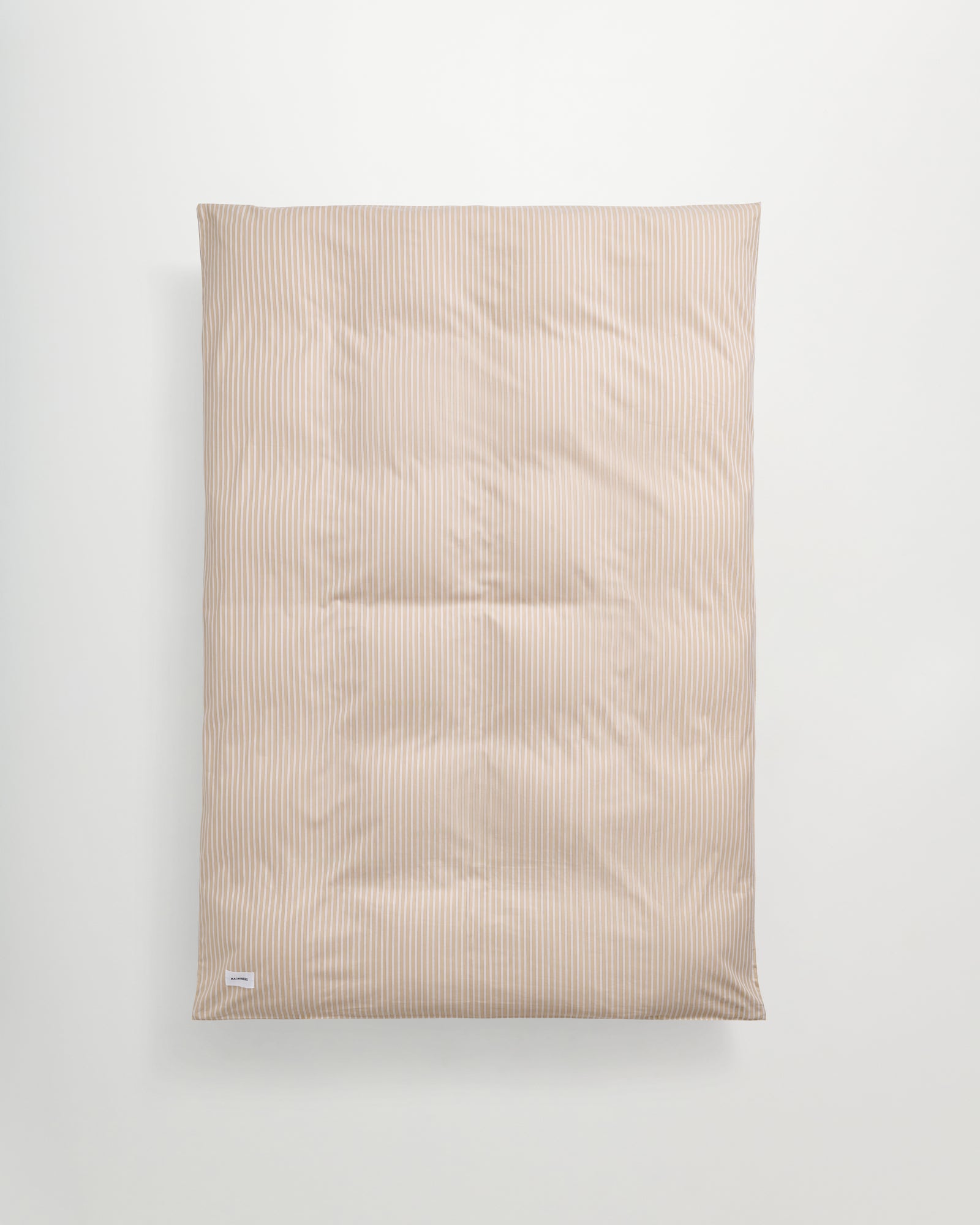 Wall Street duvet cover | Stripe medium beige Oxford