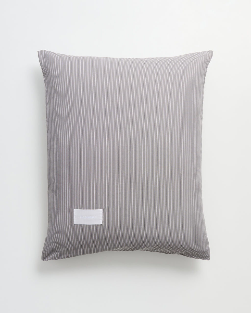 Wall Street pillow case | Stripe dark grey Oxford