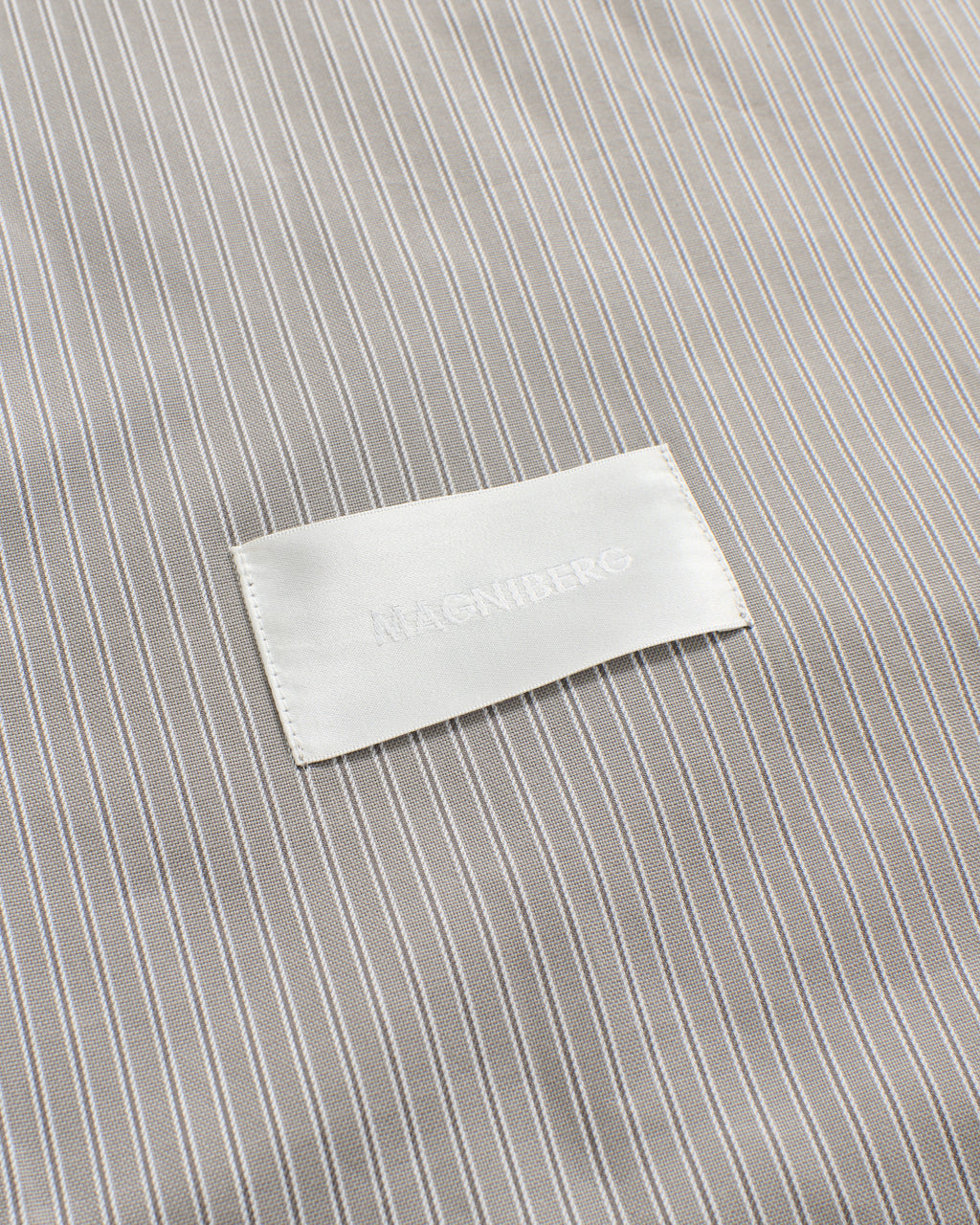 Wall Street duvet cover | Stripe dark grey Oxford