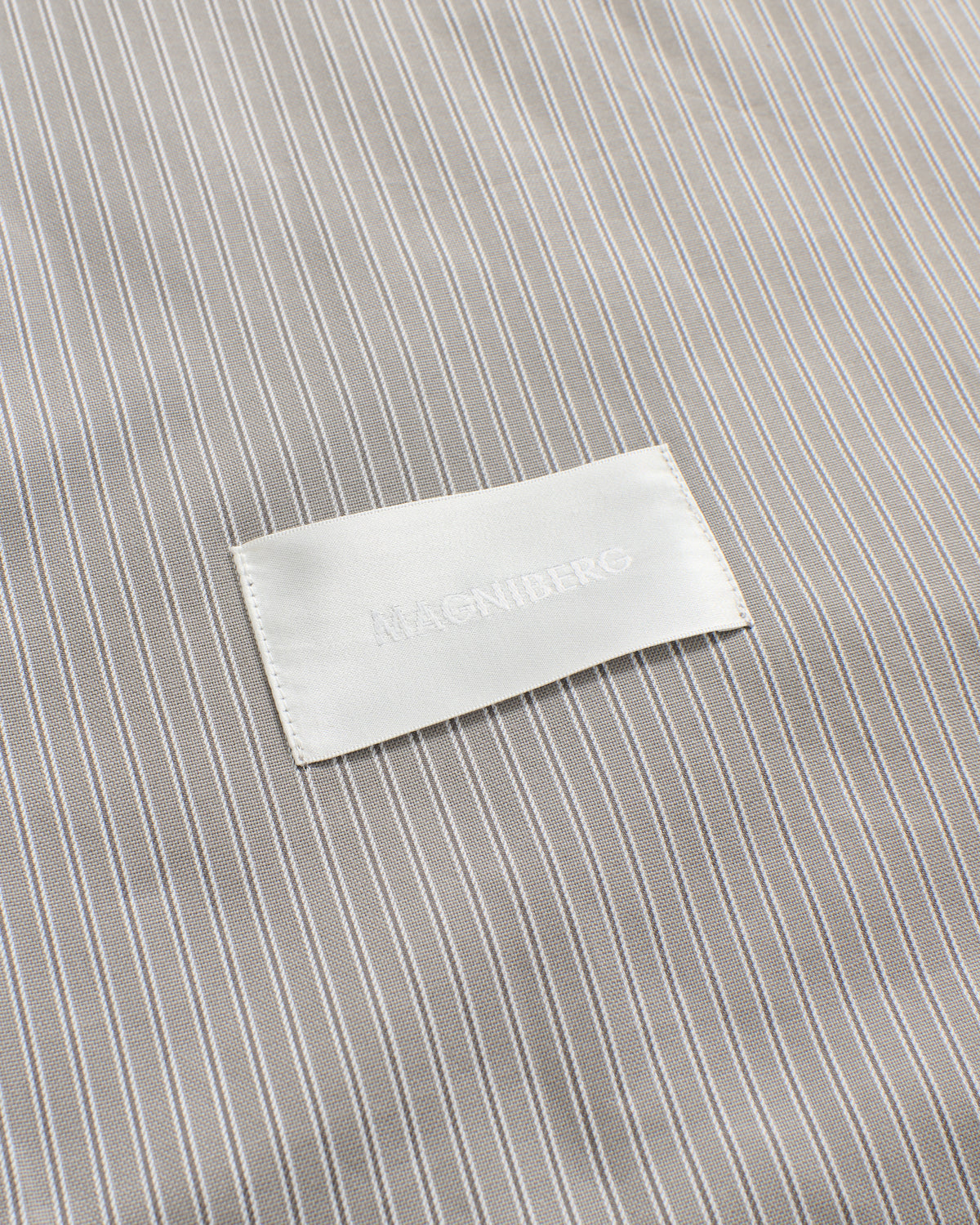 Wall Street duvet cover | Stripe dark grey Oxford