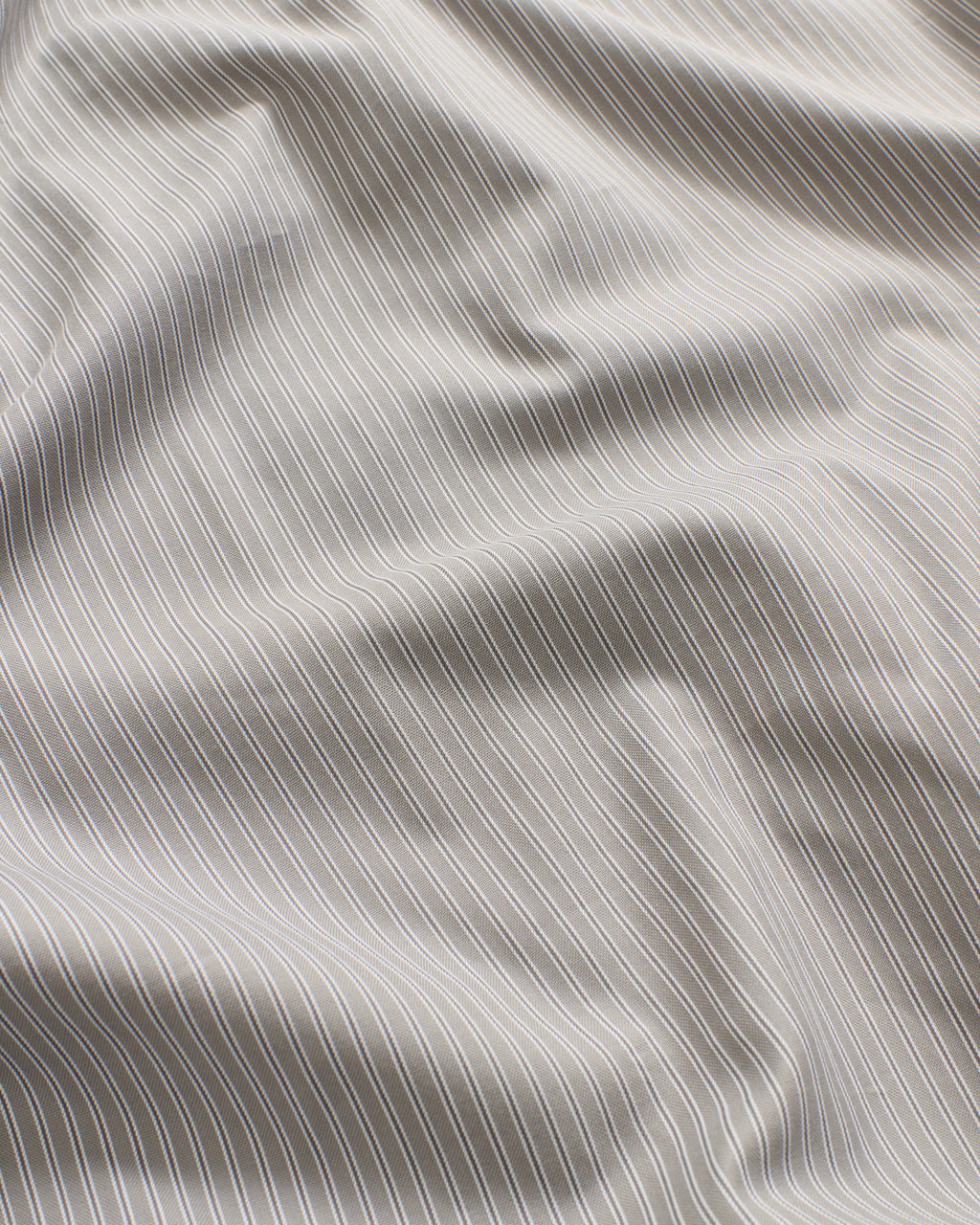 Wall Street pillow case | Stripe dark grey Oxford