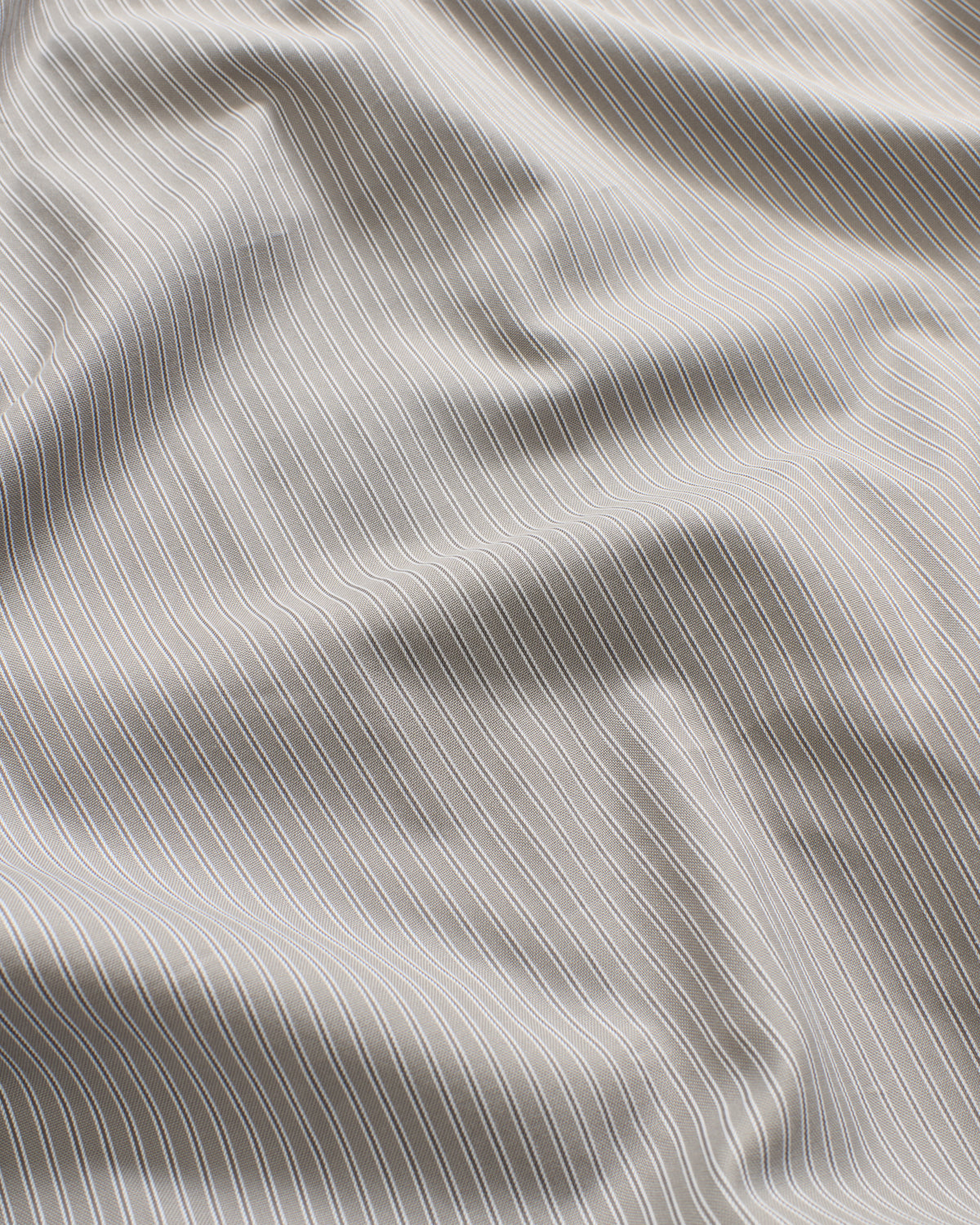 Wall Street pillow case | Stripe dark grey Oxford