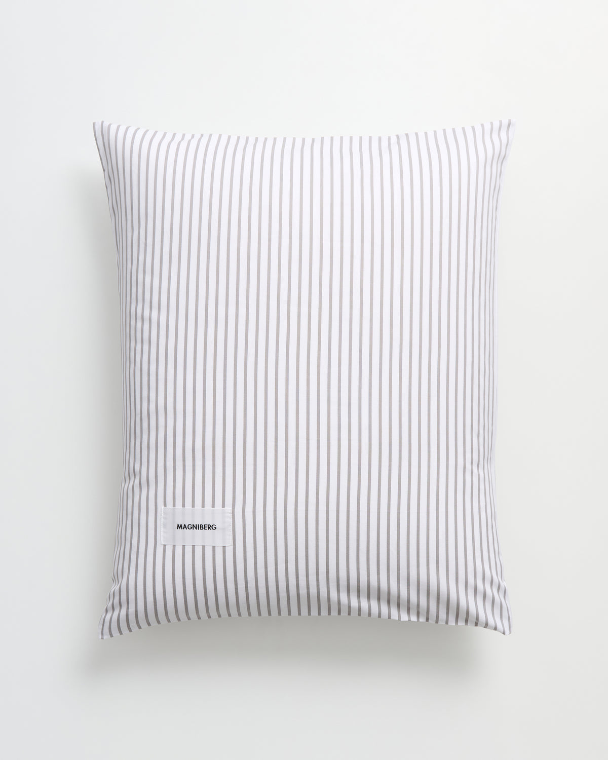 Wall Street pillow case | Stripe grey Oxford