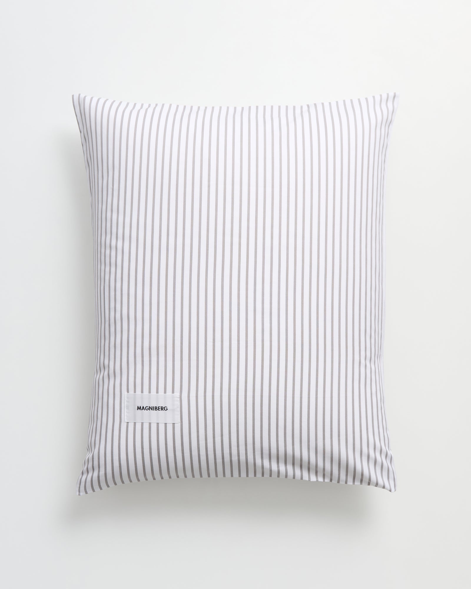 Wall Street pillow case | Stripe grey Oxford