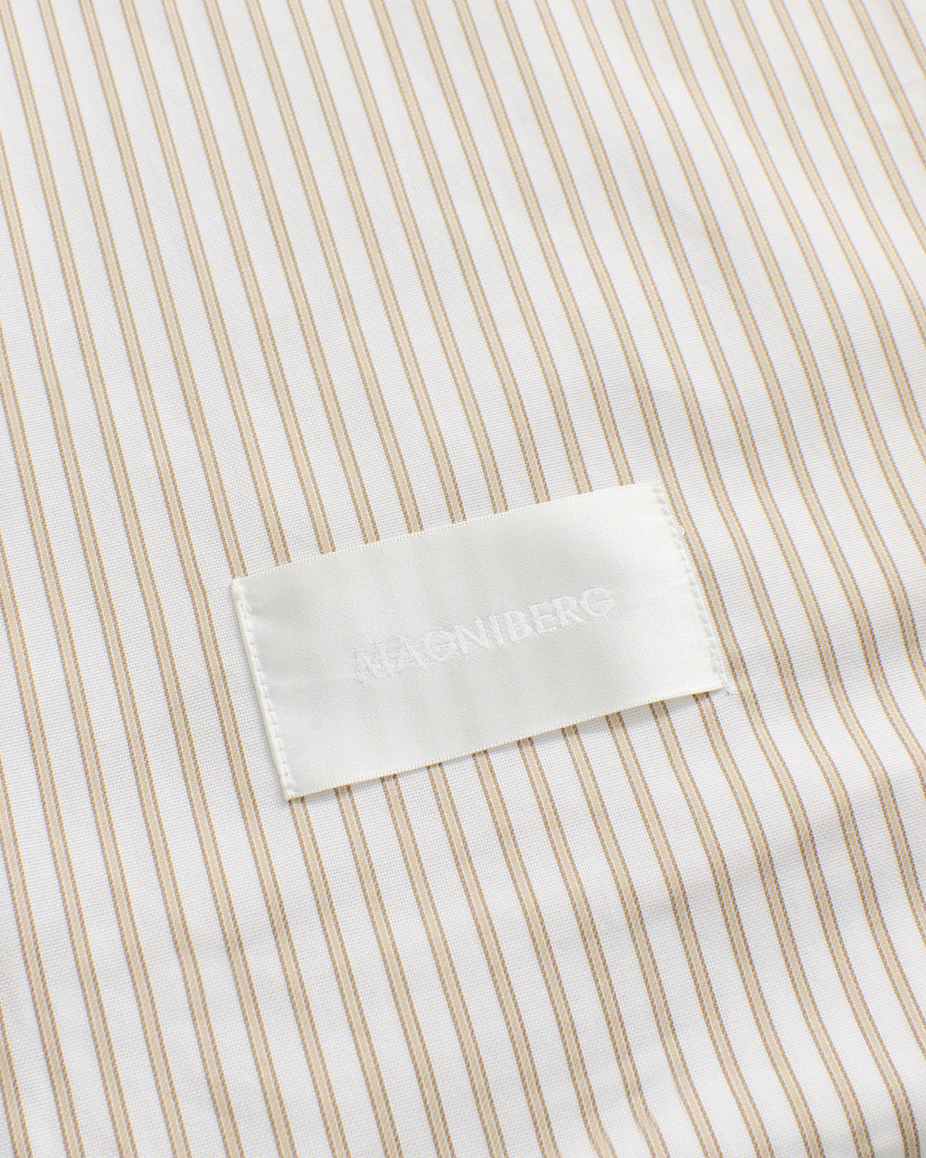Wall Street duvet cover | Stripe light beige Oxford