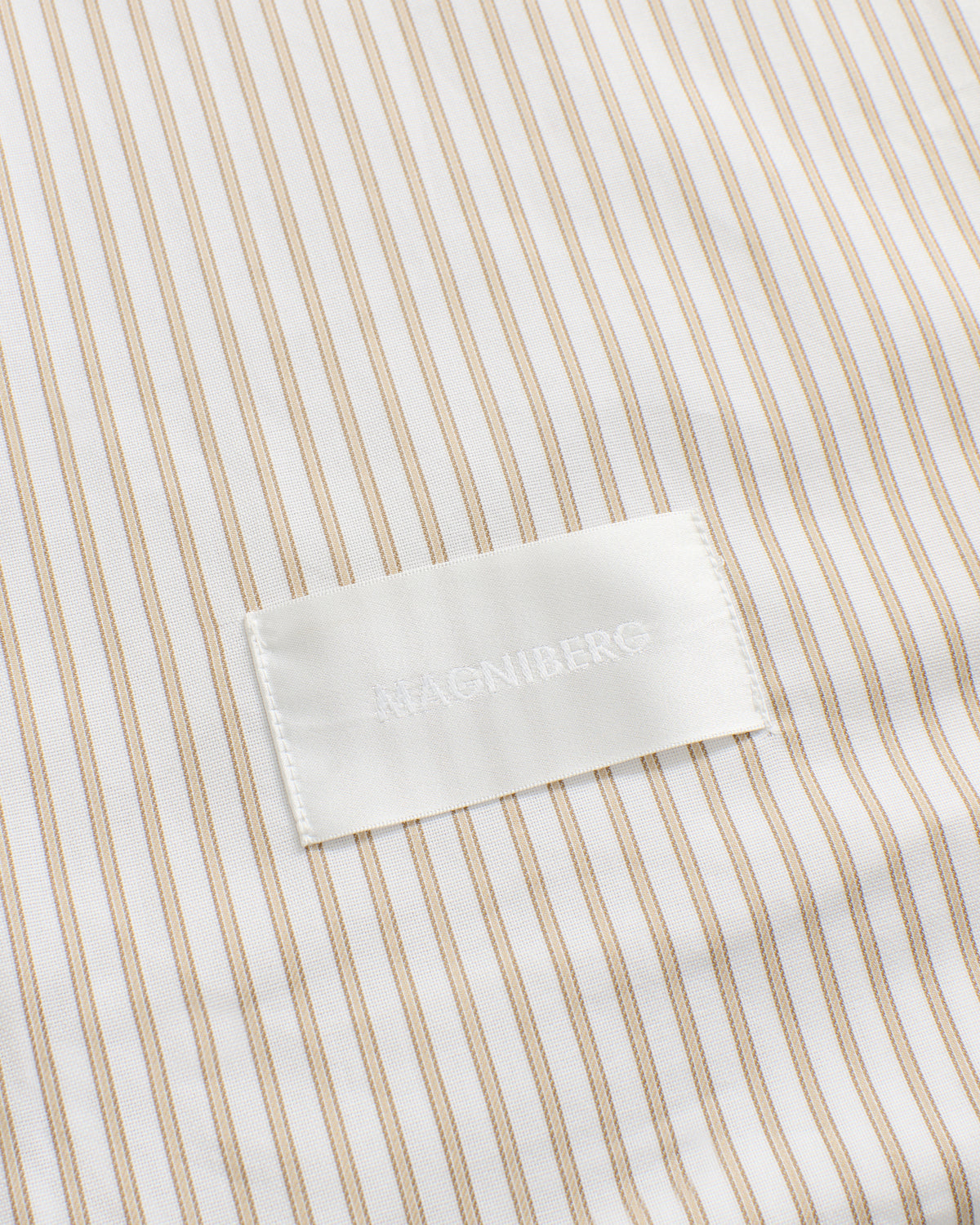 Wall Street duvet cover | Stripe light beige Oxford