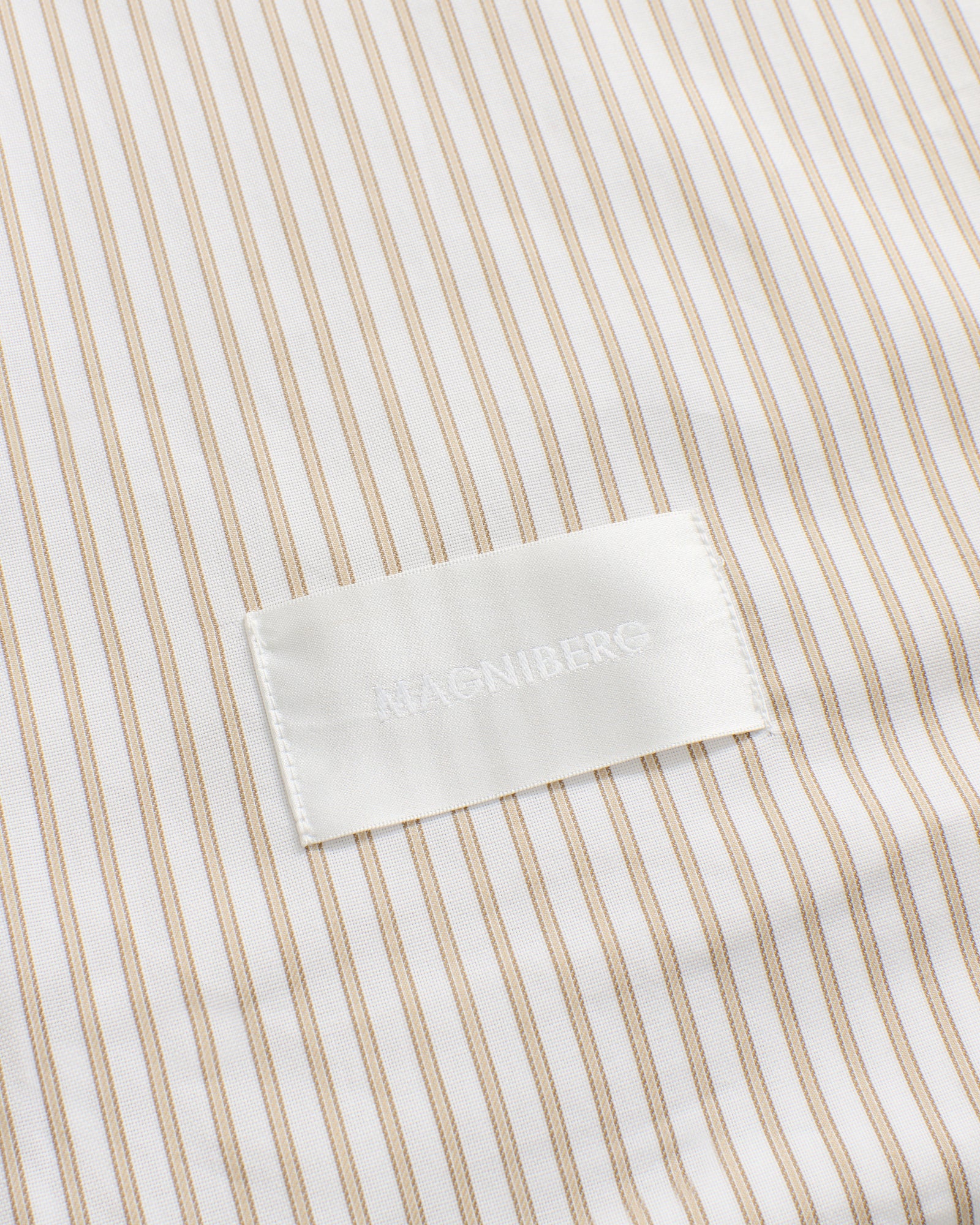 Wall Street duvet cover | Stripe light beige Oxford