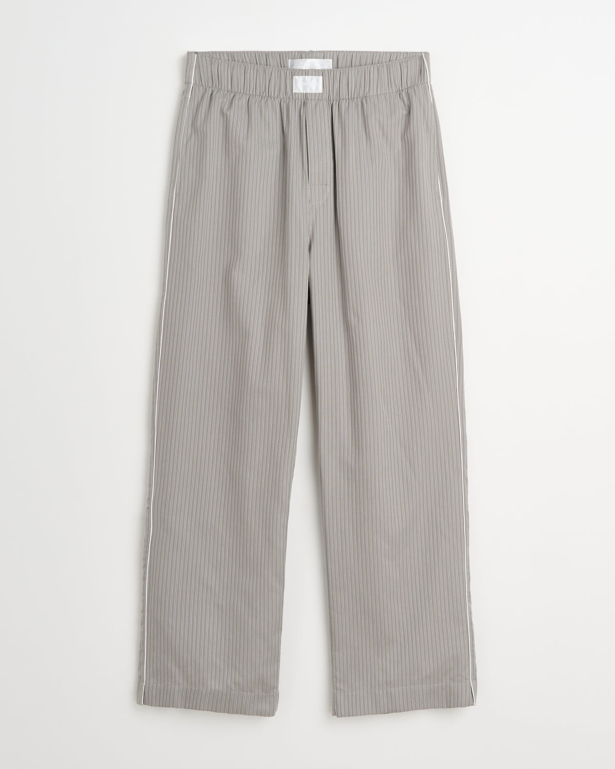 Wall Street pants | Stripe dark grey Oxford