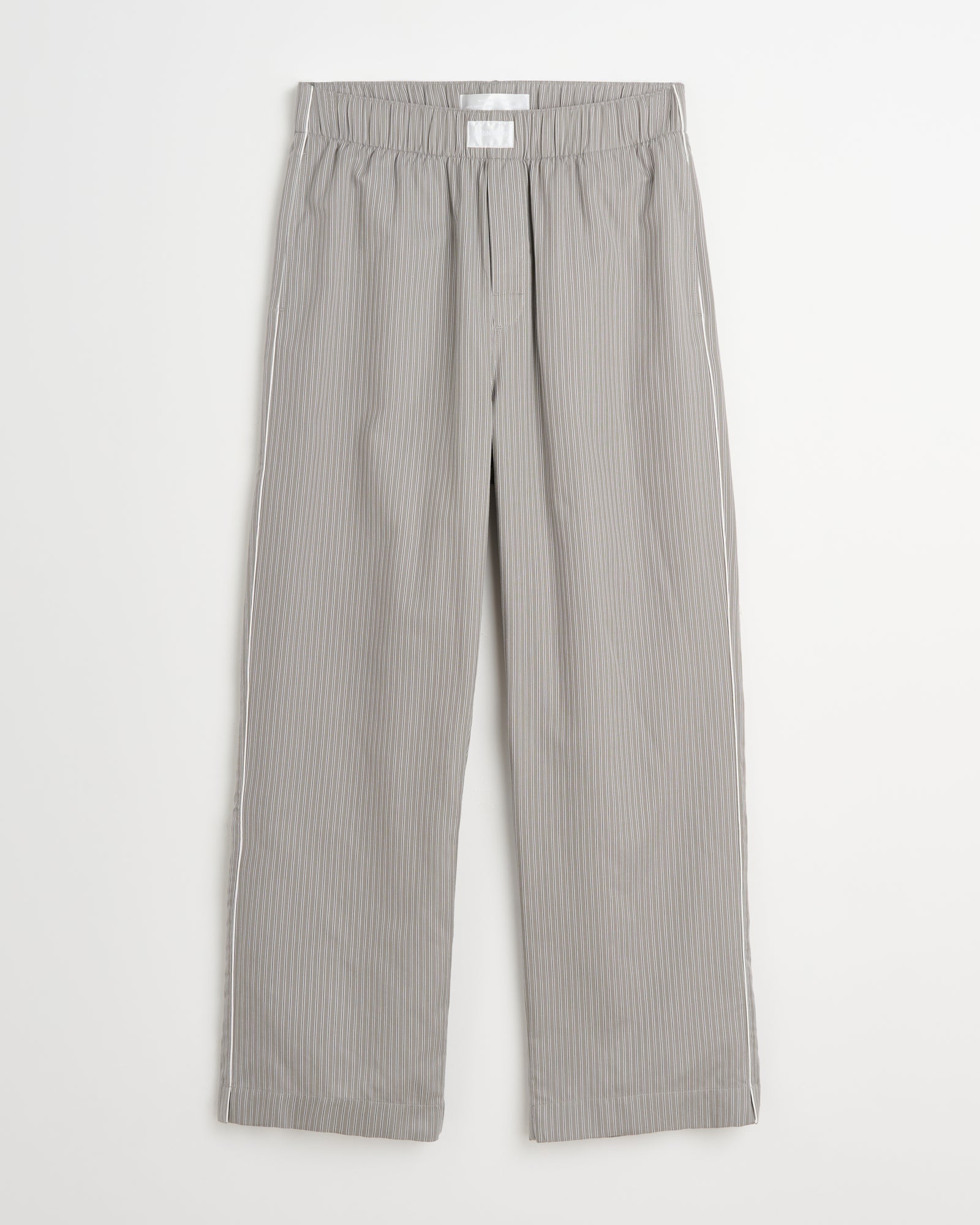 Wall Street pants | Stripe dark grey Oxford