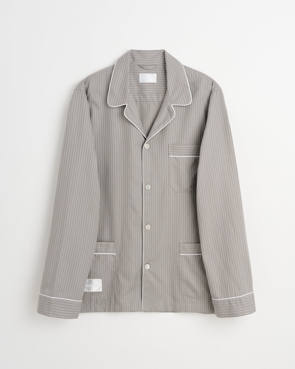 Wall Street shirt | Stripe dark grey Oxford