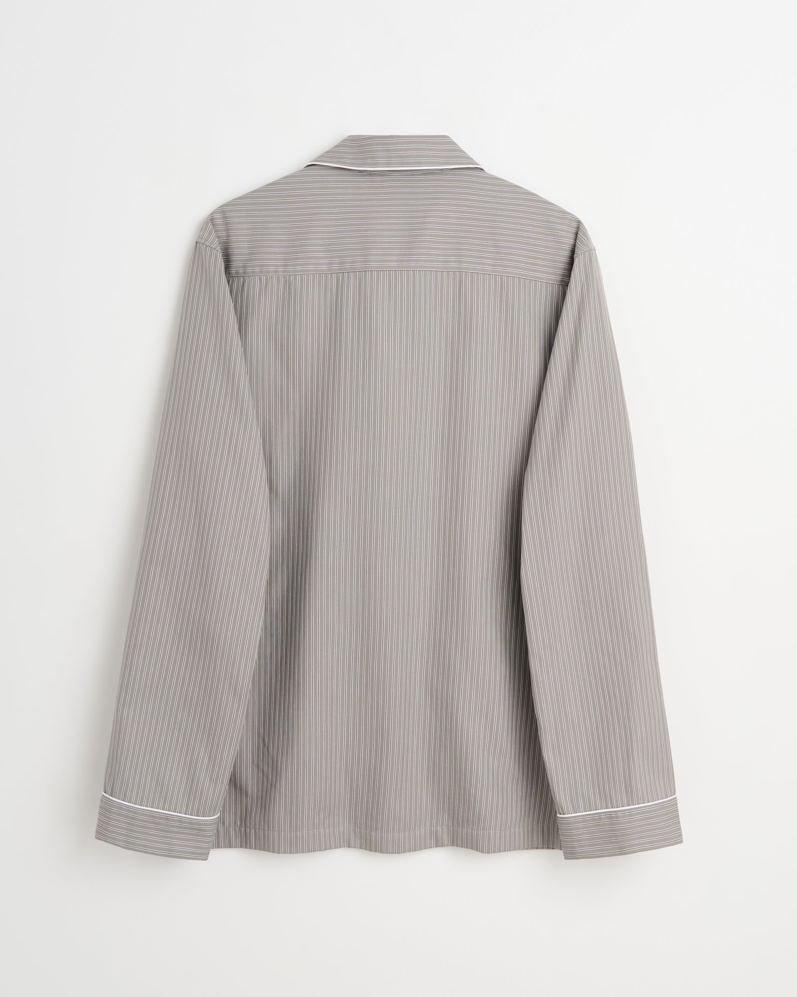 Wall Street shirt | Stripe dark grey Oxford