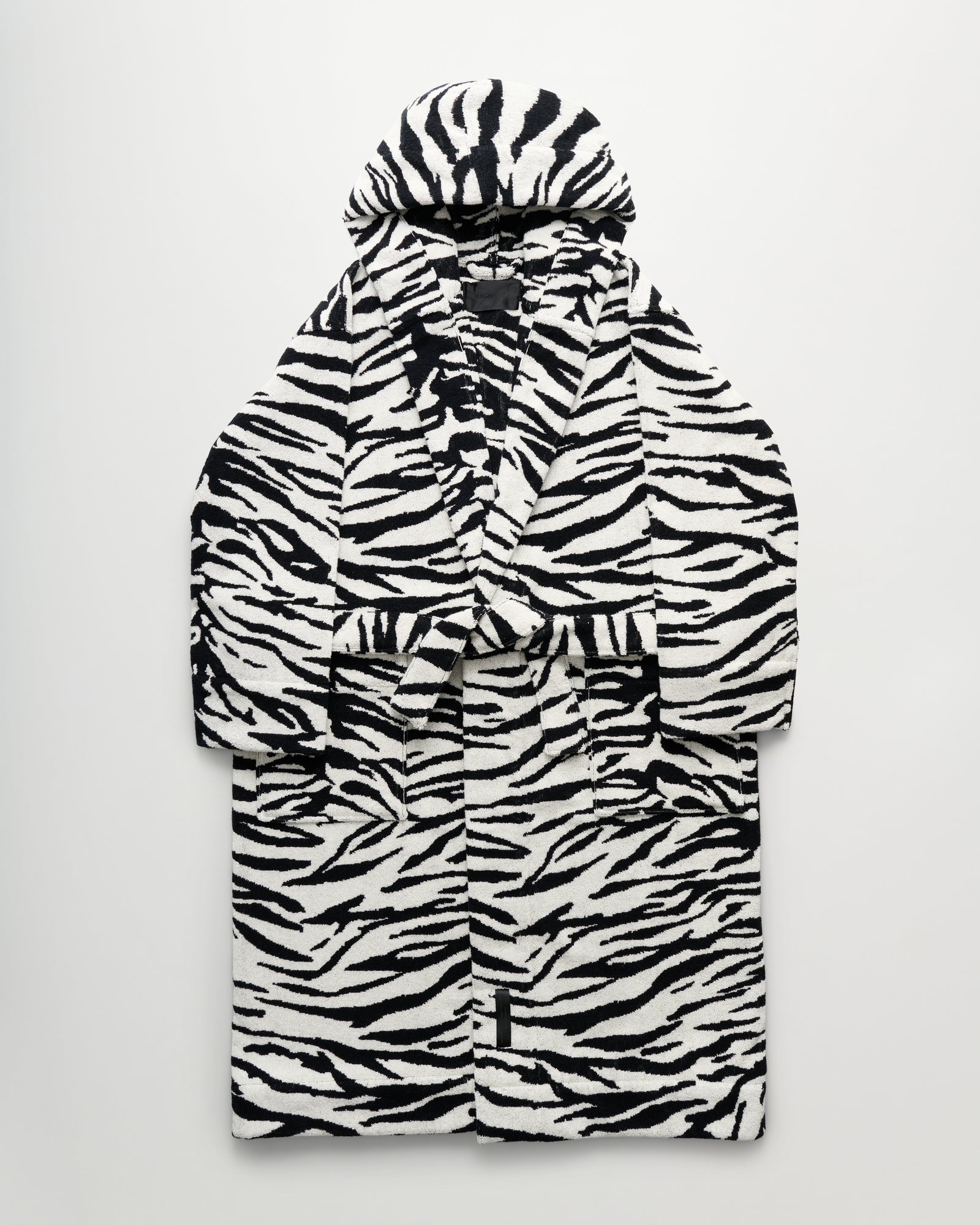 Wild bathrobe | Coconut white tiger Terry