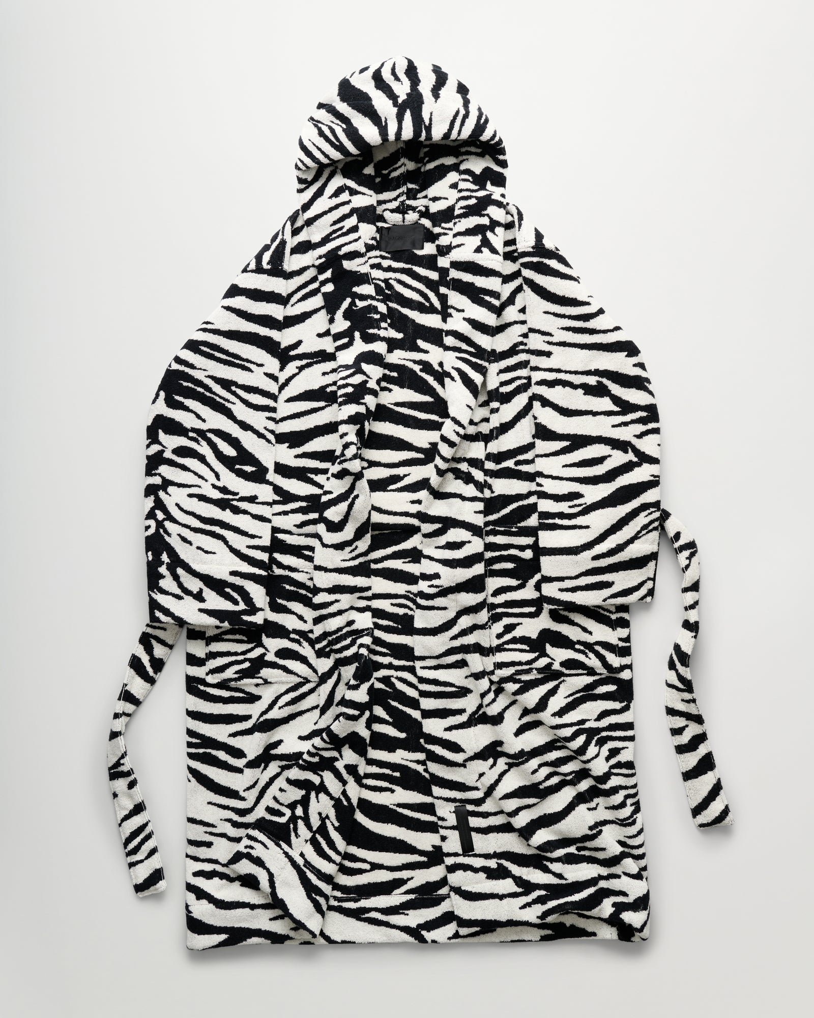 Wild bathrobe | Coconut white tiger Terry