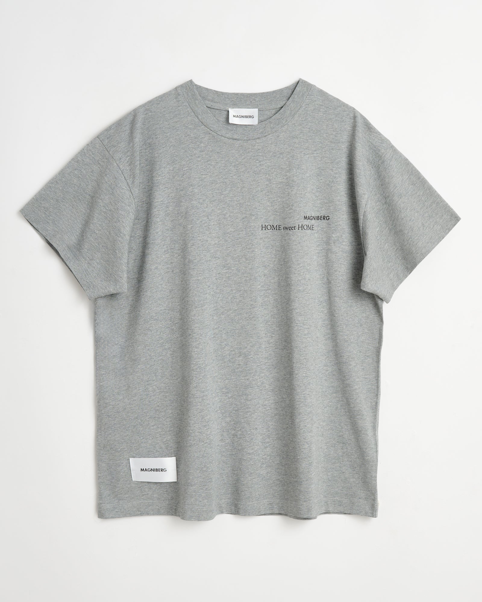 Magniberg House: HOME sweet HOME | Washed grey melange Jersey