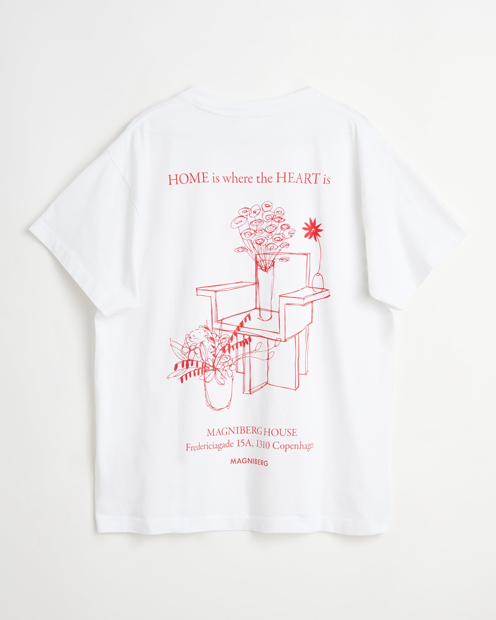 Magniberg House: HOME is where the HEART is | Washed white Jersey