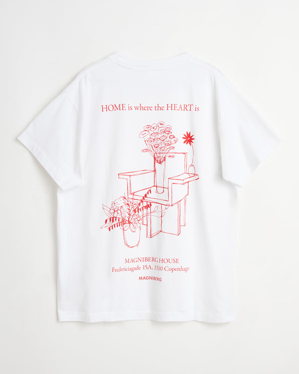Magniberg House: HOME is where the HEART is | Washed white Jersey