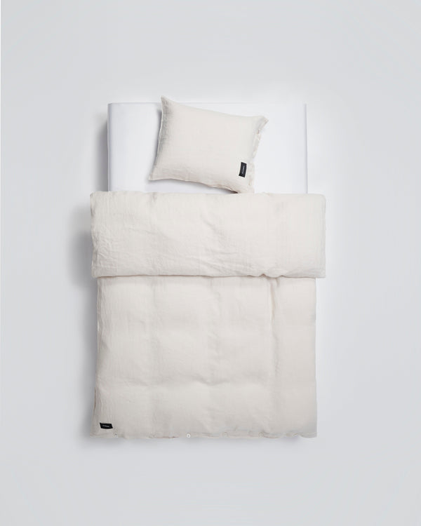 Mother duvet cover | Beige Linen