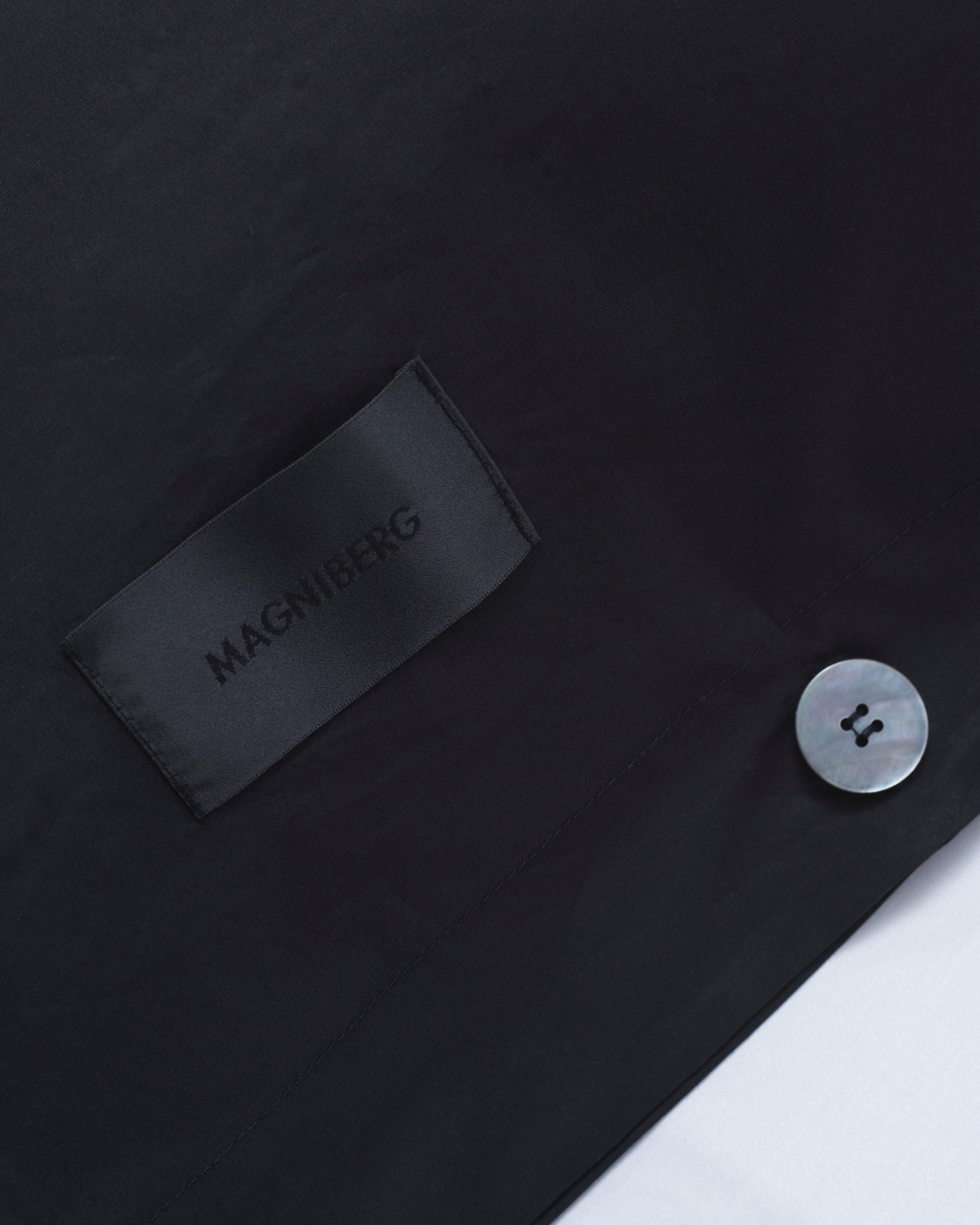 Mother duvet cover | Black Poplin